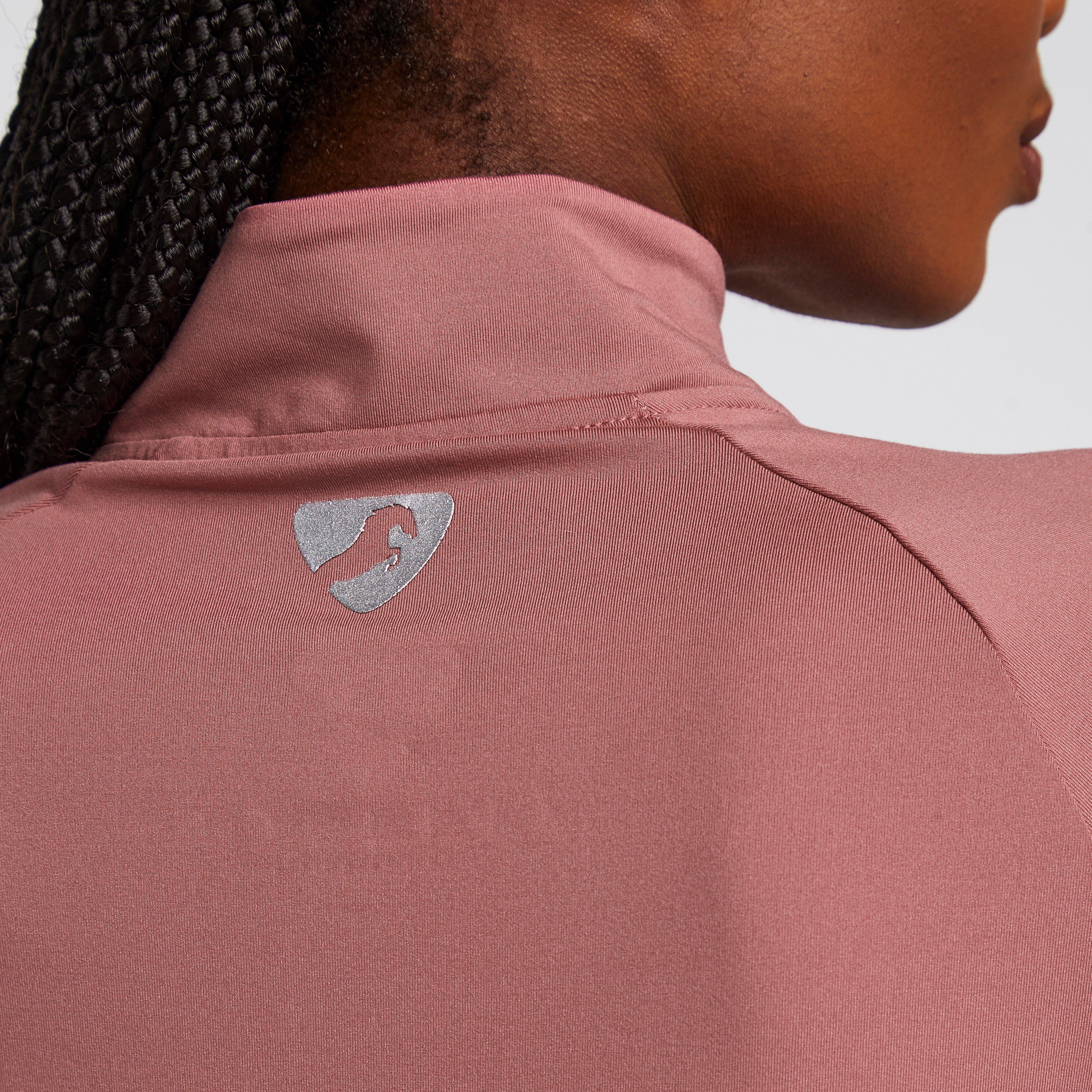 Womens Newbury Long Sleeve Base Layer Dusky Pink - Image 5