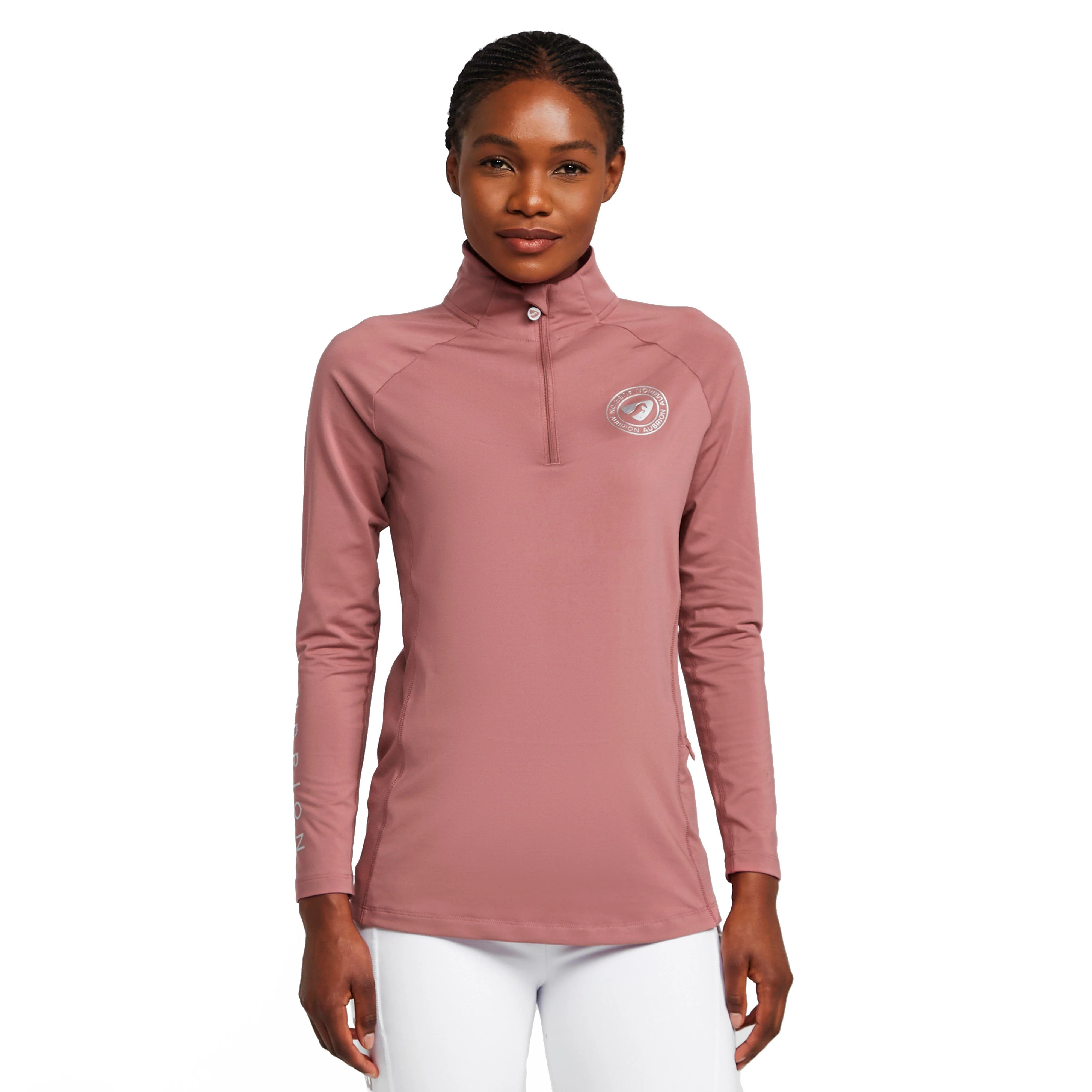 Womens Newbury Long Sleeve Base Layer Dusky Pink - Image 9