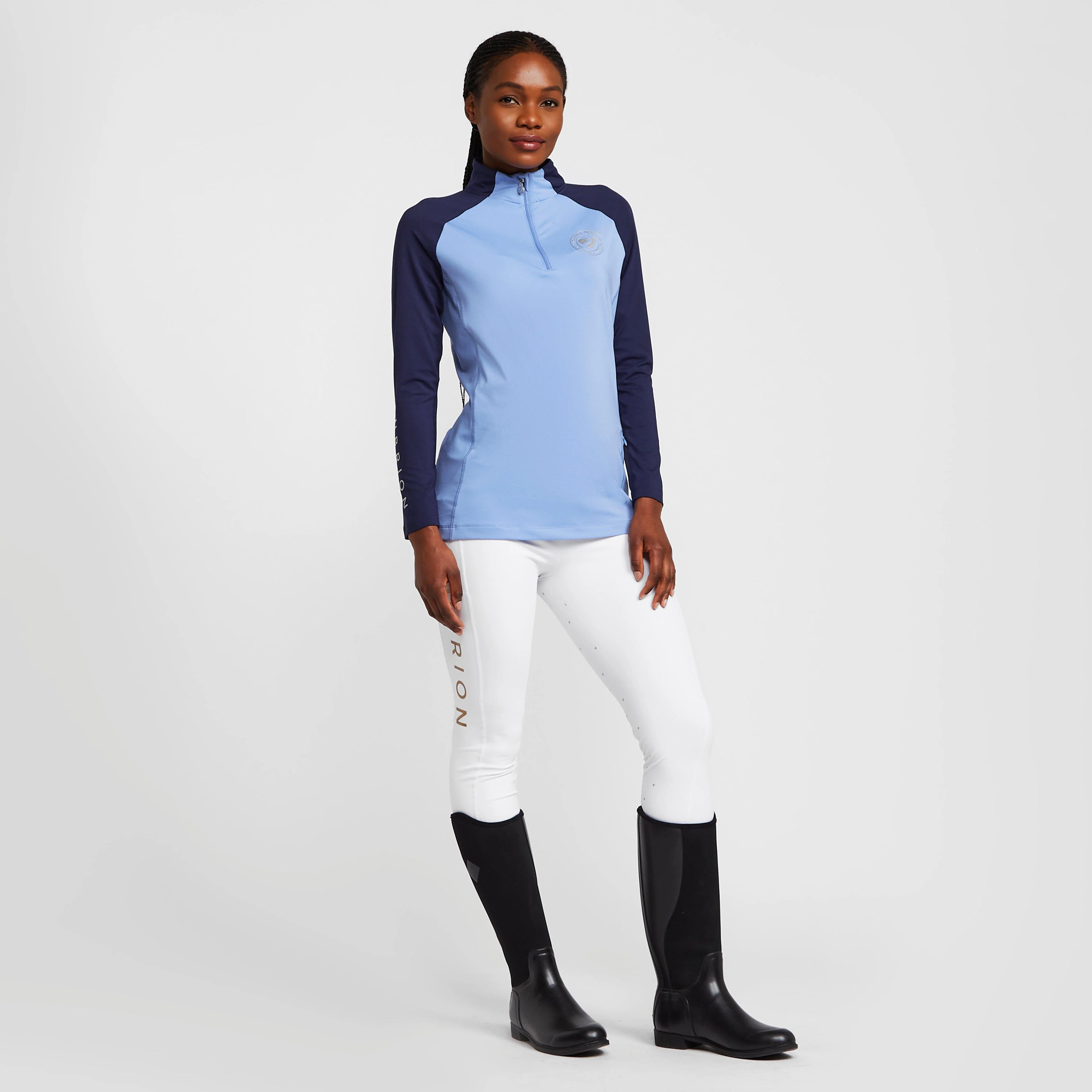 Womens Newbury Long Sleeve Base Layer Sky Blue - Image 3
