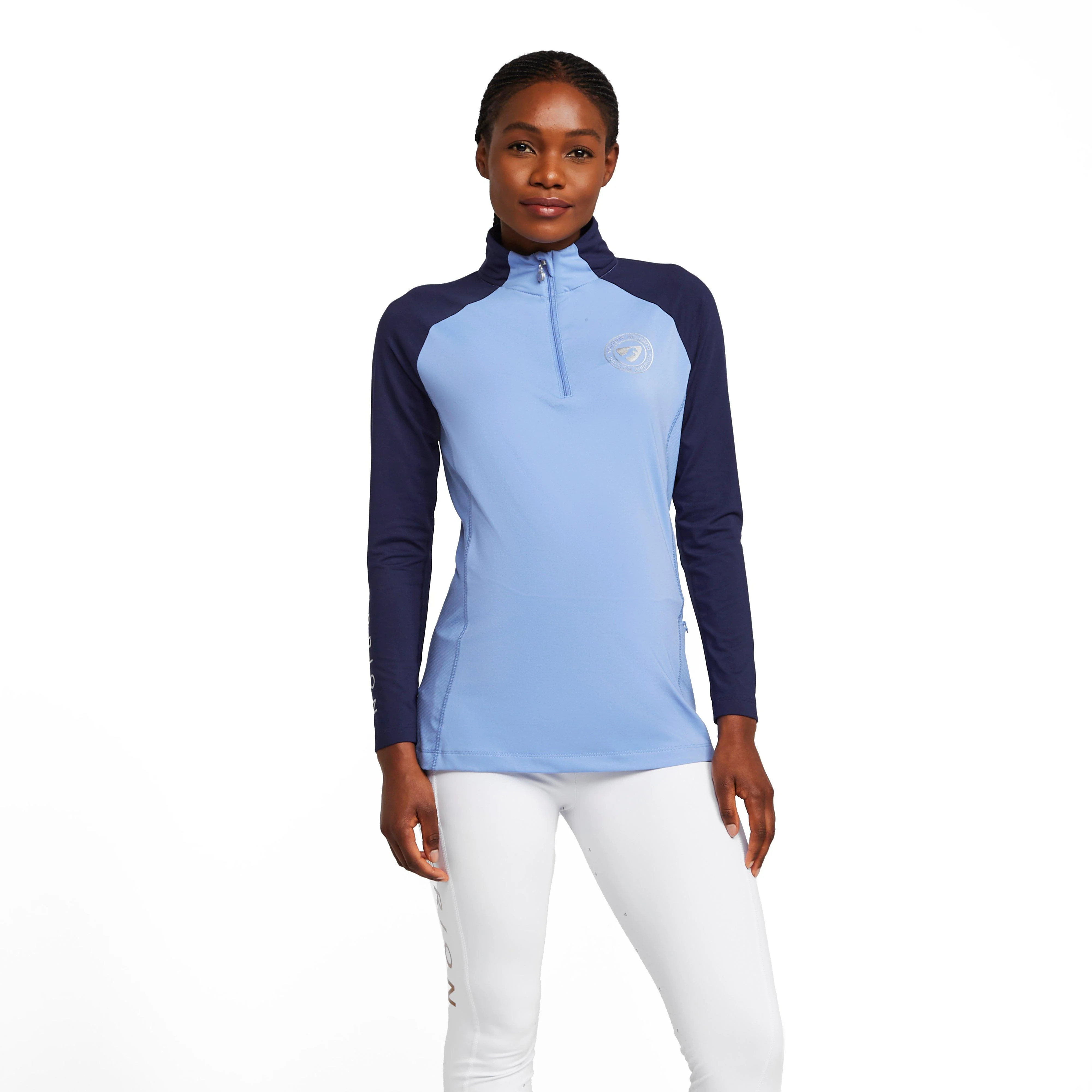 Womens Newbury Long Sleeve Base Layer Sky Blue - Image 9