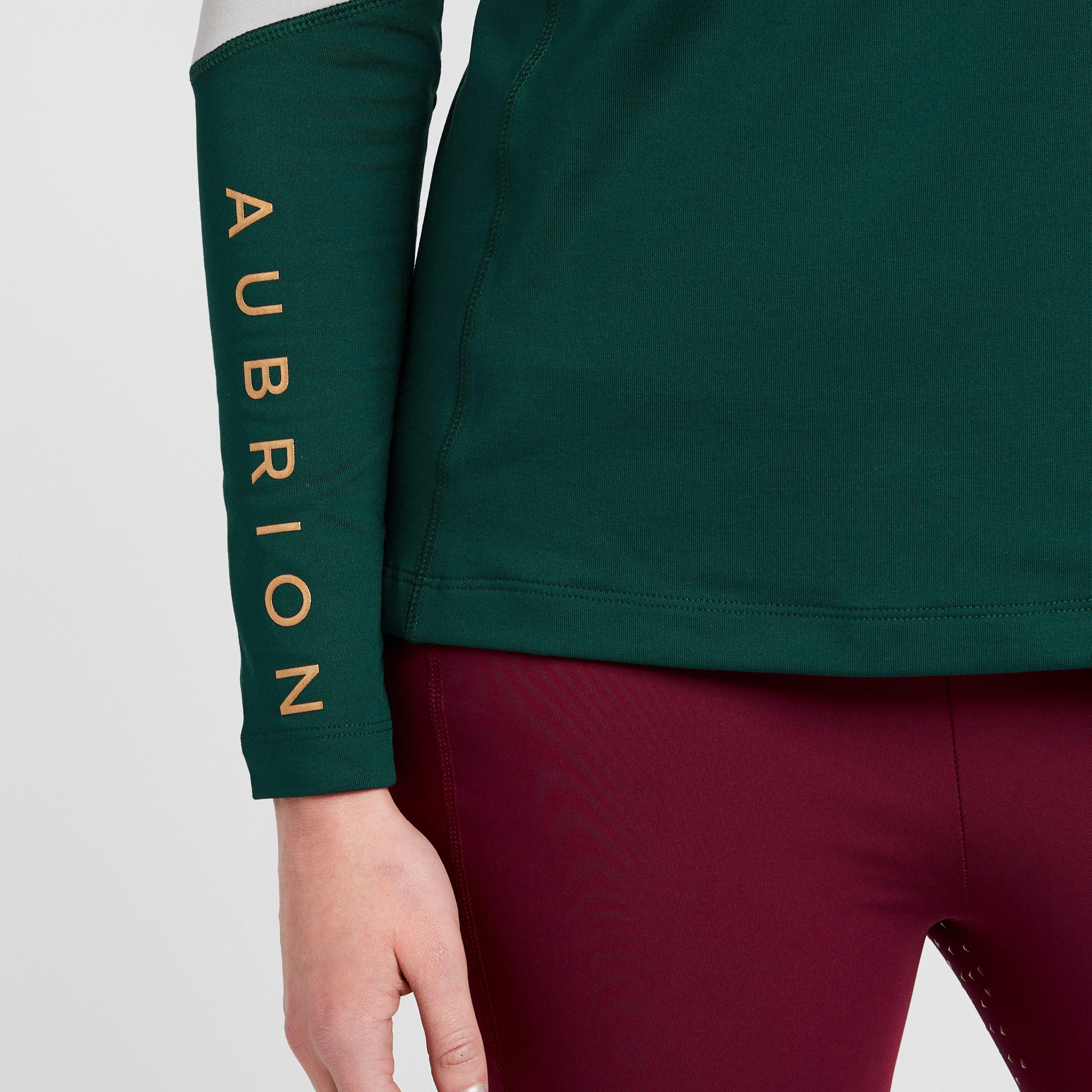Womens Newbury Long Sleeved Base Layer Dark Green - Image 8