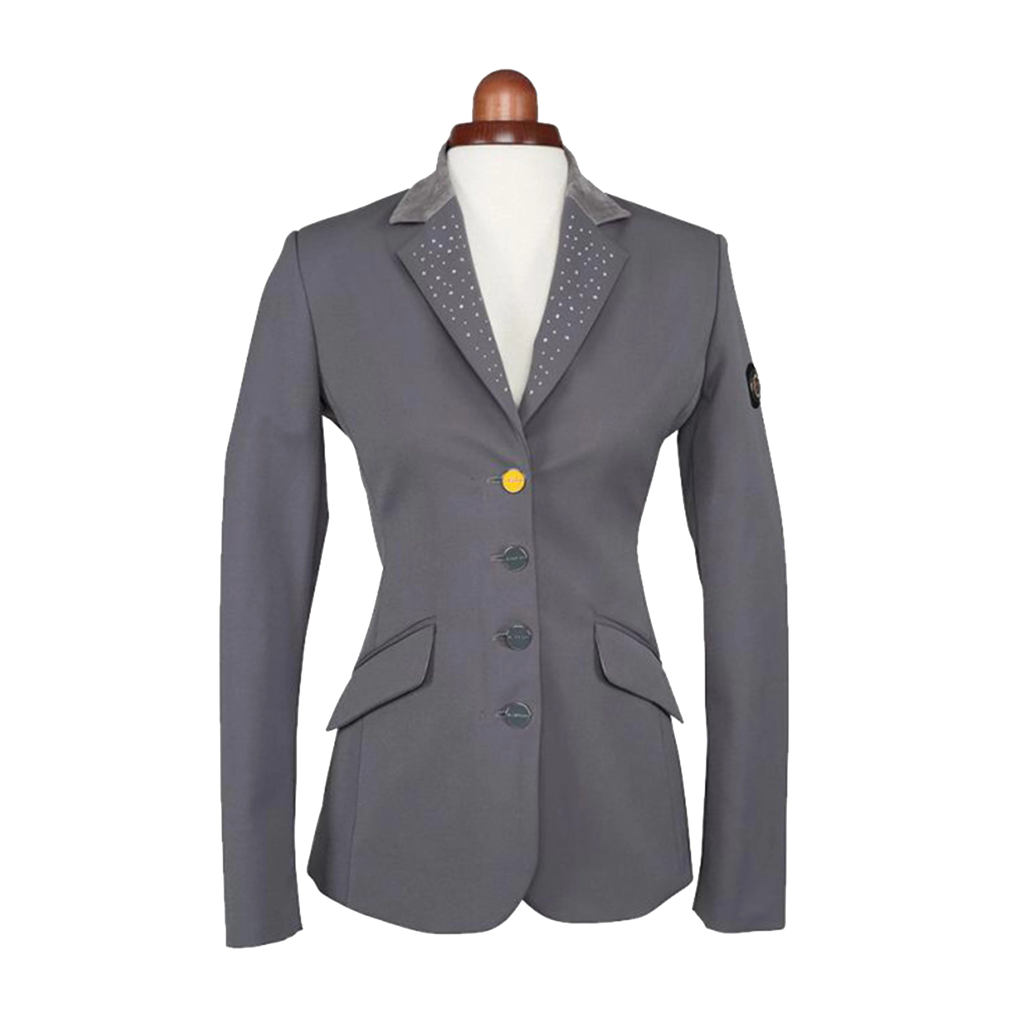 Womens Oaklawn Show Jacket Grey - Image 2