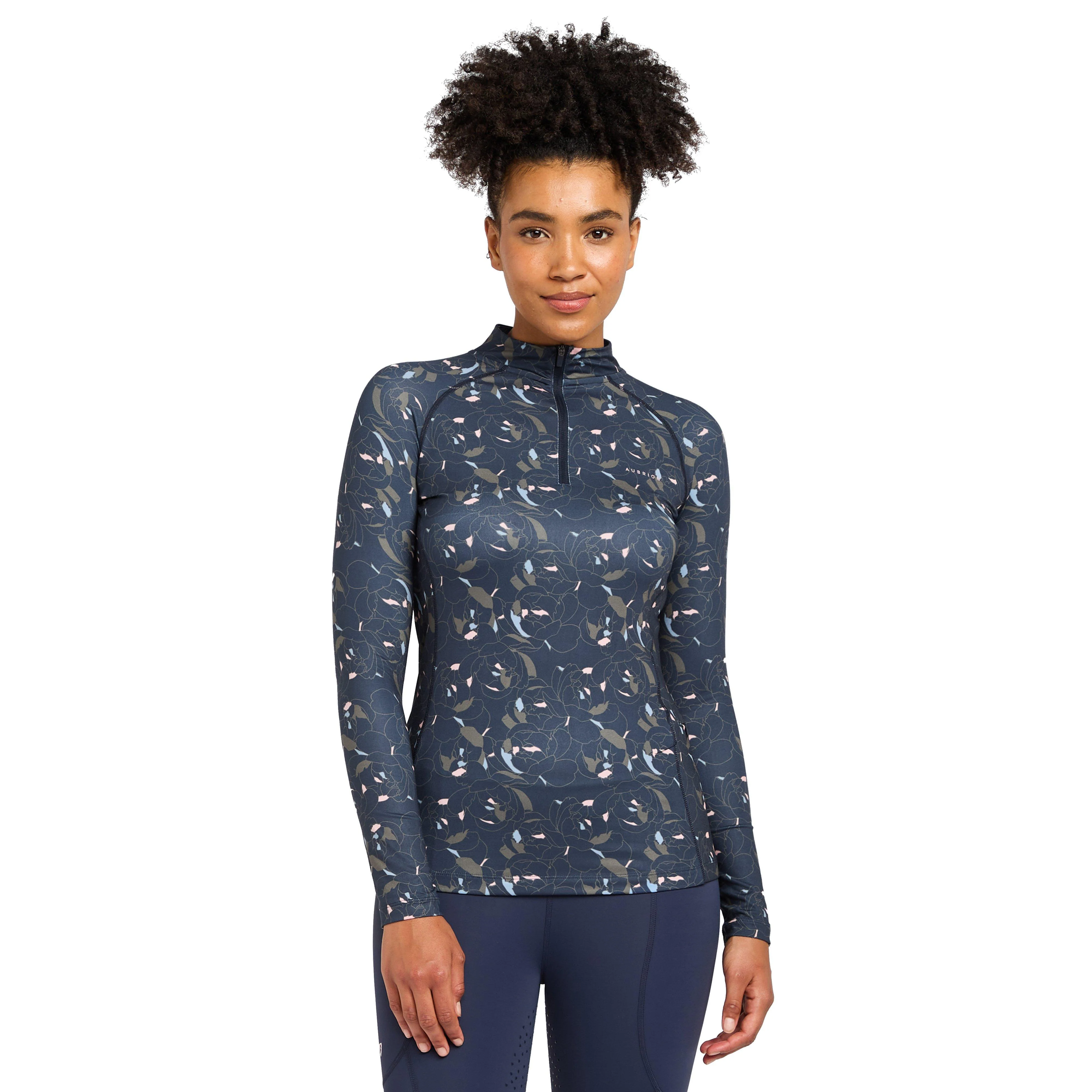 Womens Revive Long Sleeve Base Layer Peony Print - Image 8