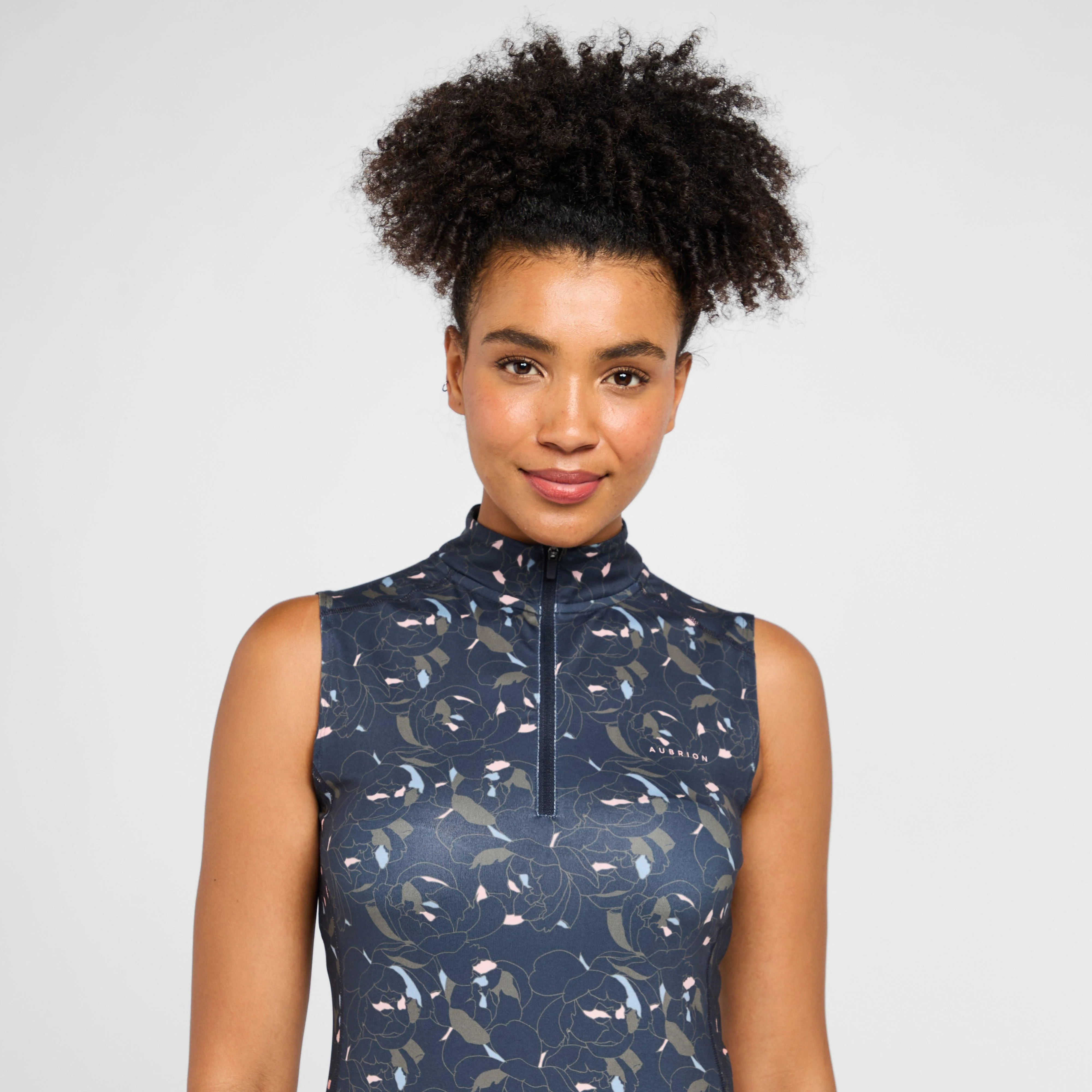 Womens Revive Sleeveless Base Layer Peony Print - Image 4