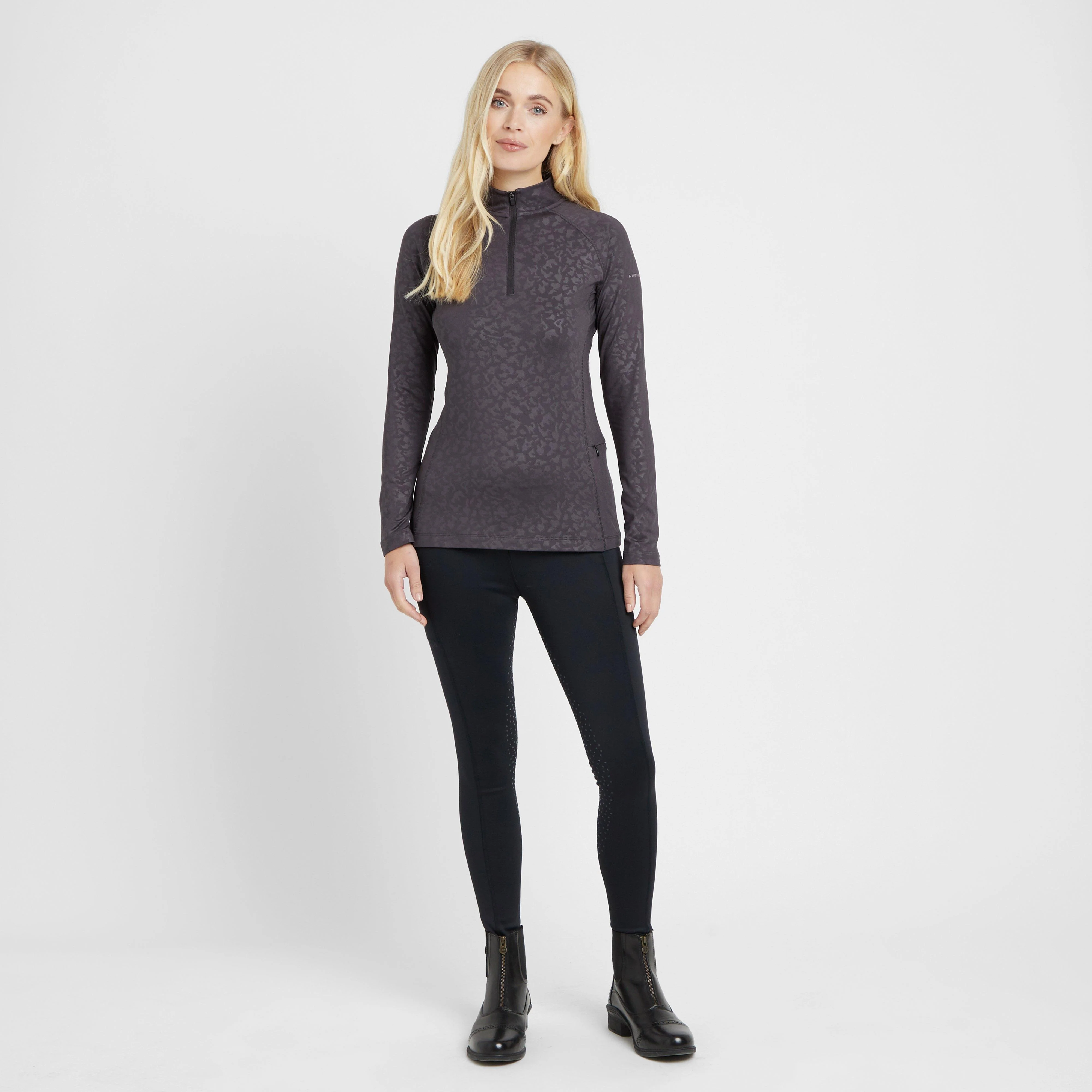 Womens Revive Winter Base Layer Charcoal - Image 3