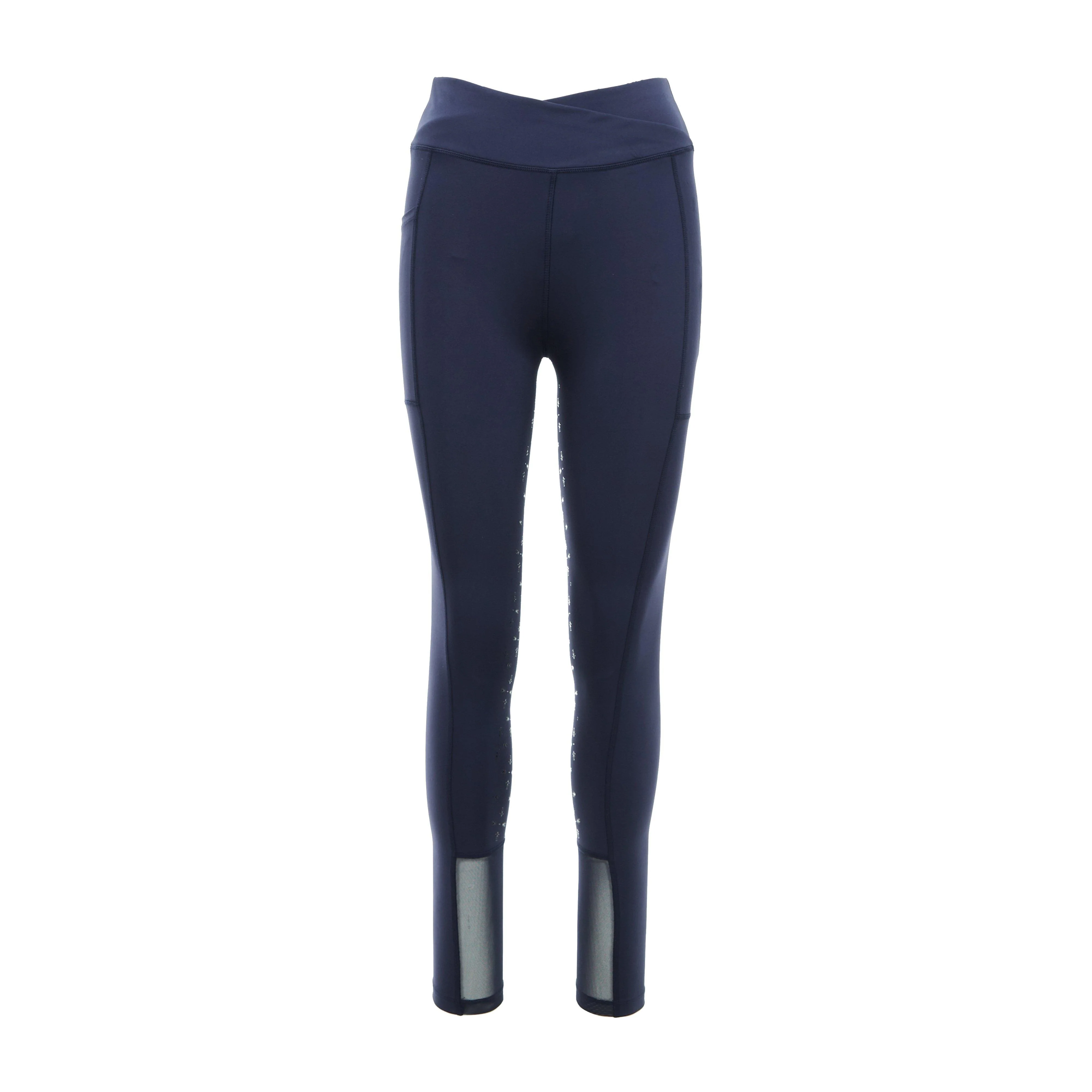 Womens Sculpt Riding Tights Navy - Image 8