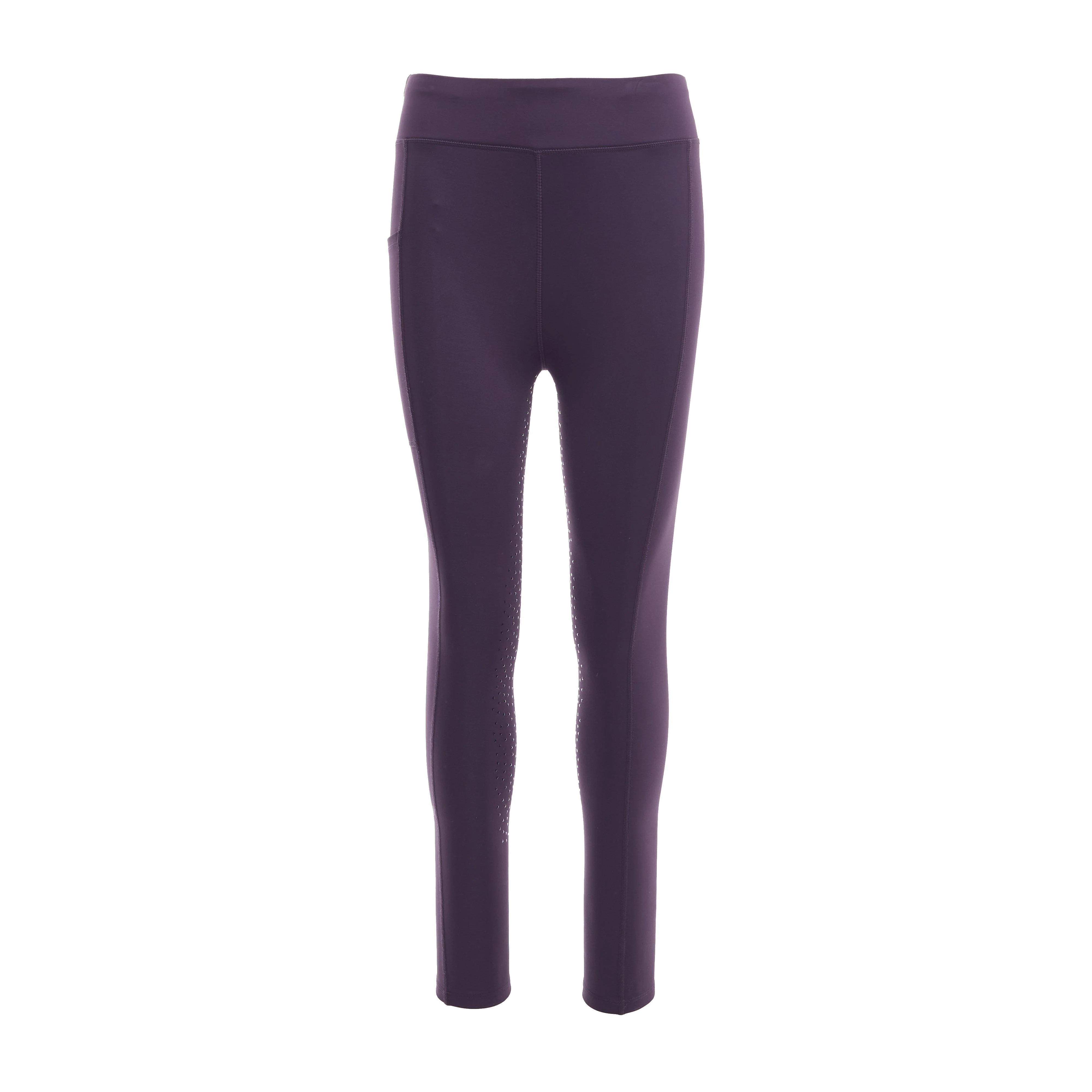 Womens Shield Winter Riding Tights Purple - Image 7