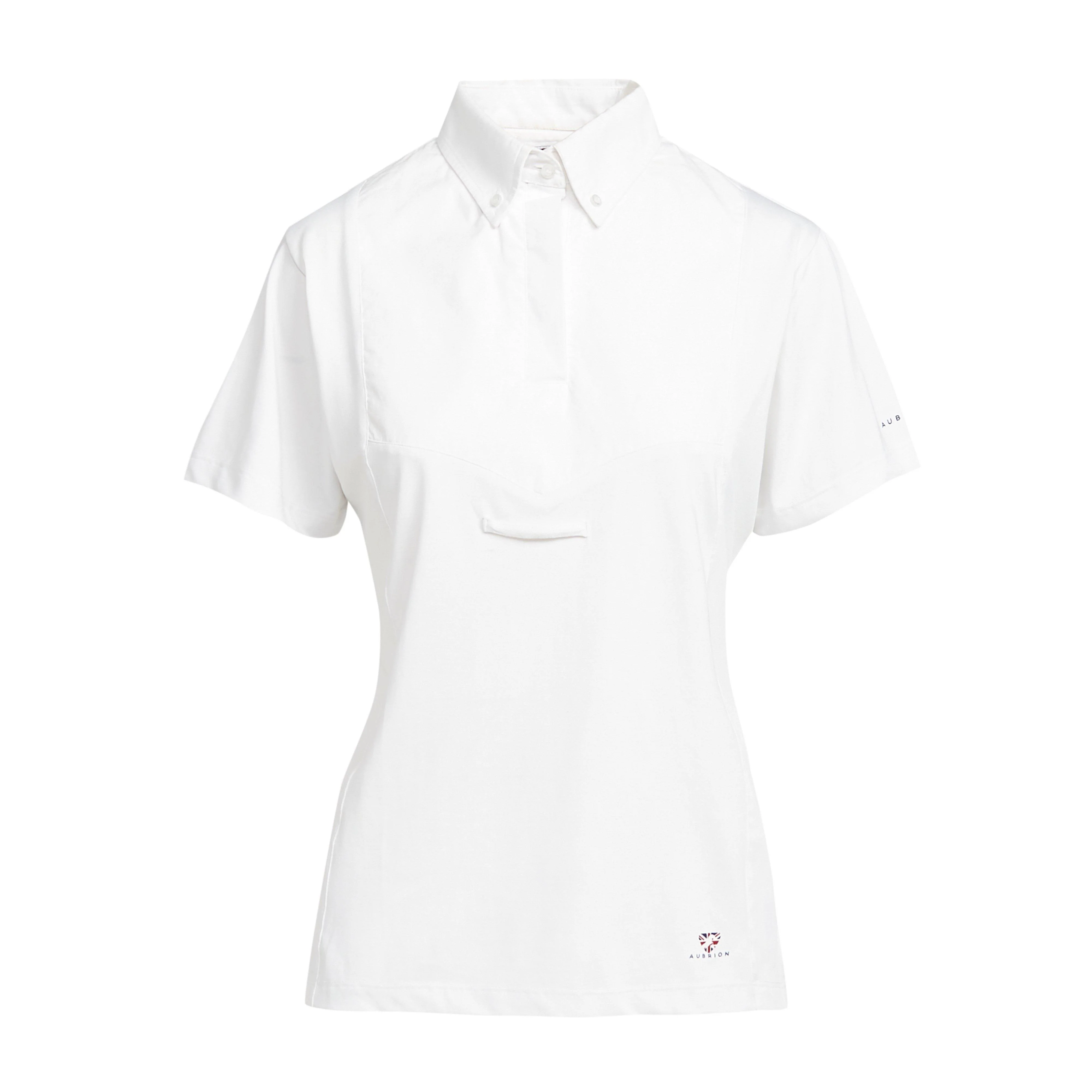 Womens Short Sleeve Tie Shirt White - Image 7