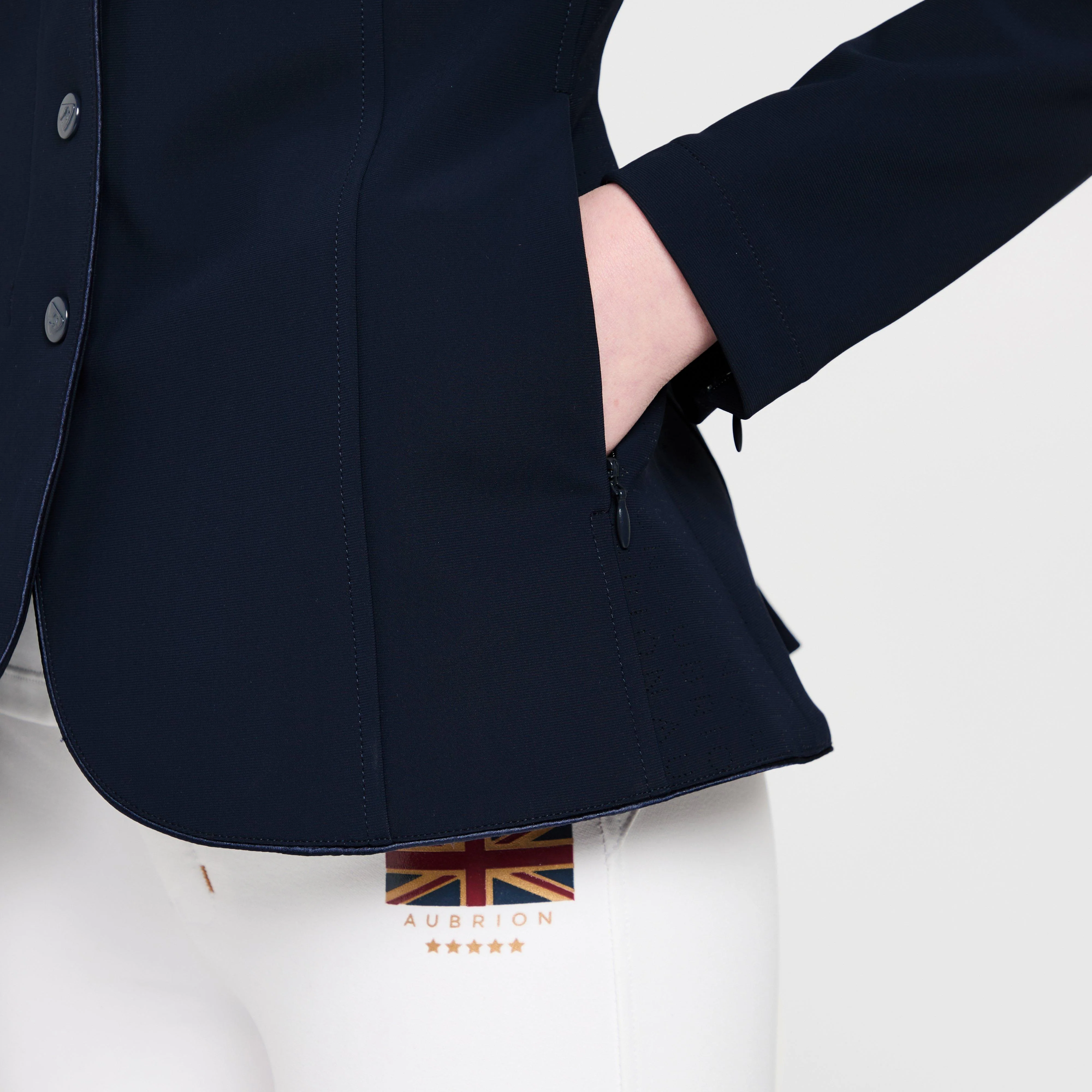 Womens Stafford Show Jacket Navy - Image 5