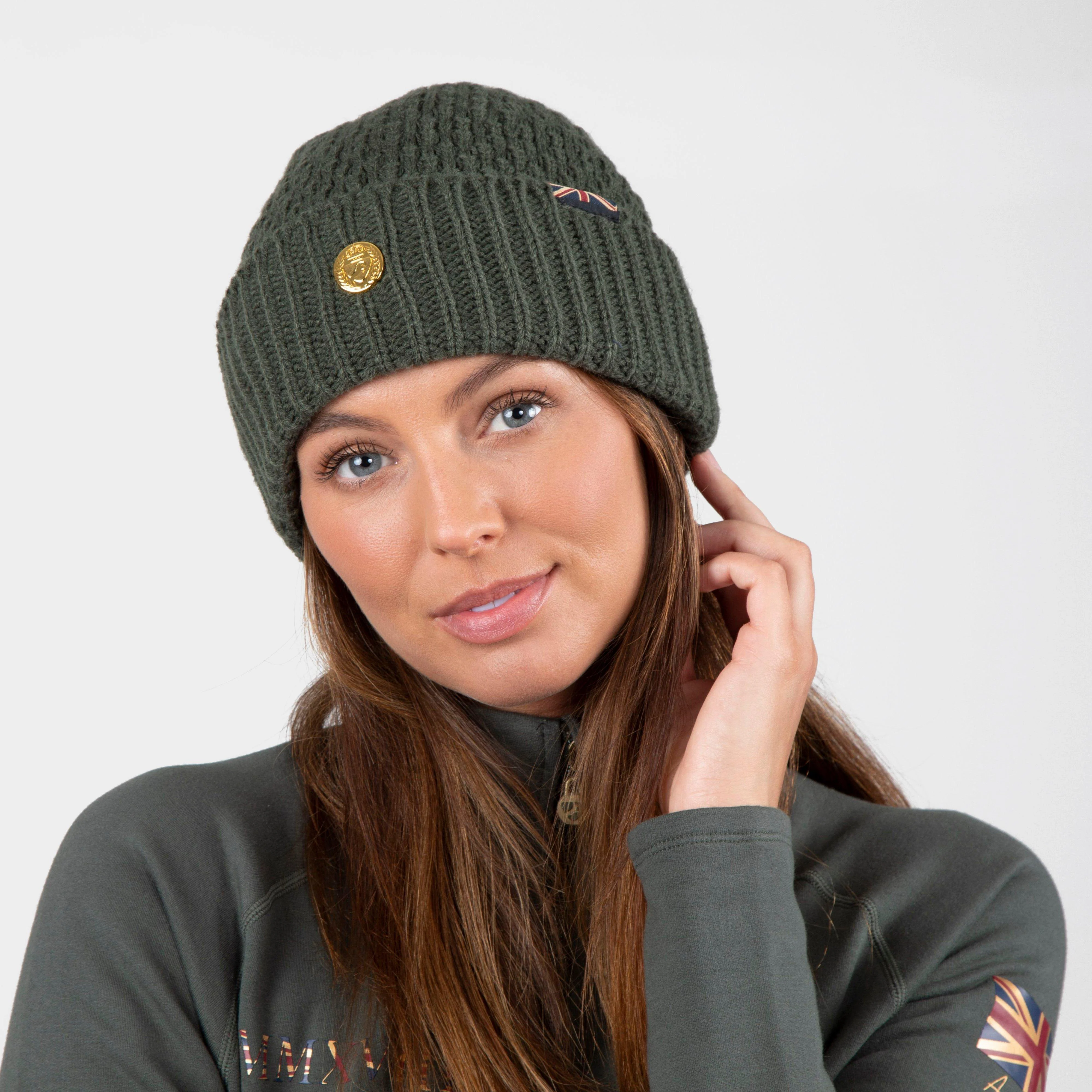 Womens Team Beanie Khaki - Image 2