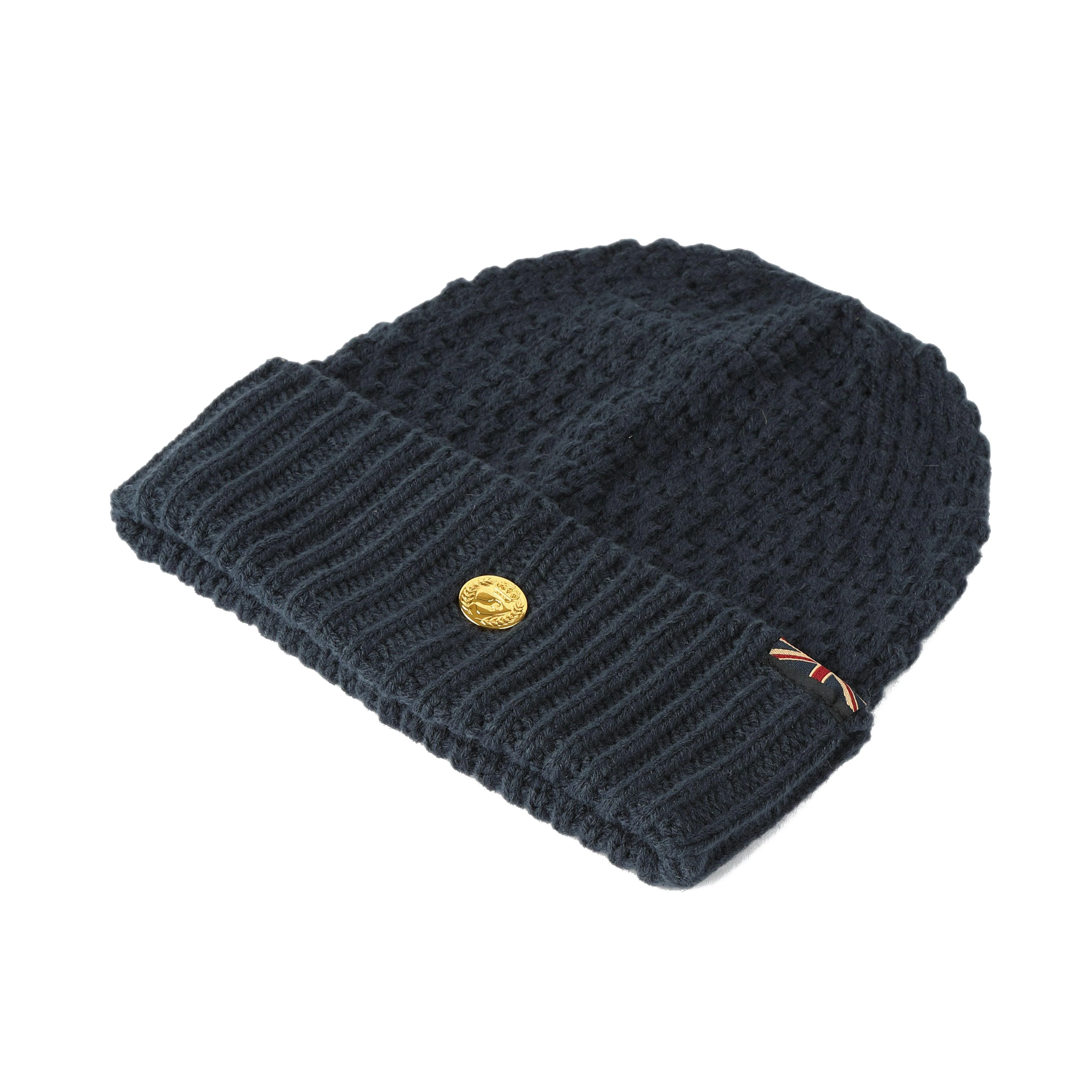 Womens Team Beanie Navy - Image 2