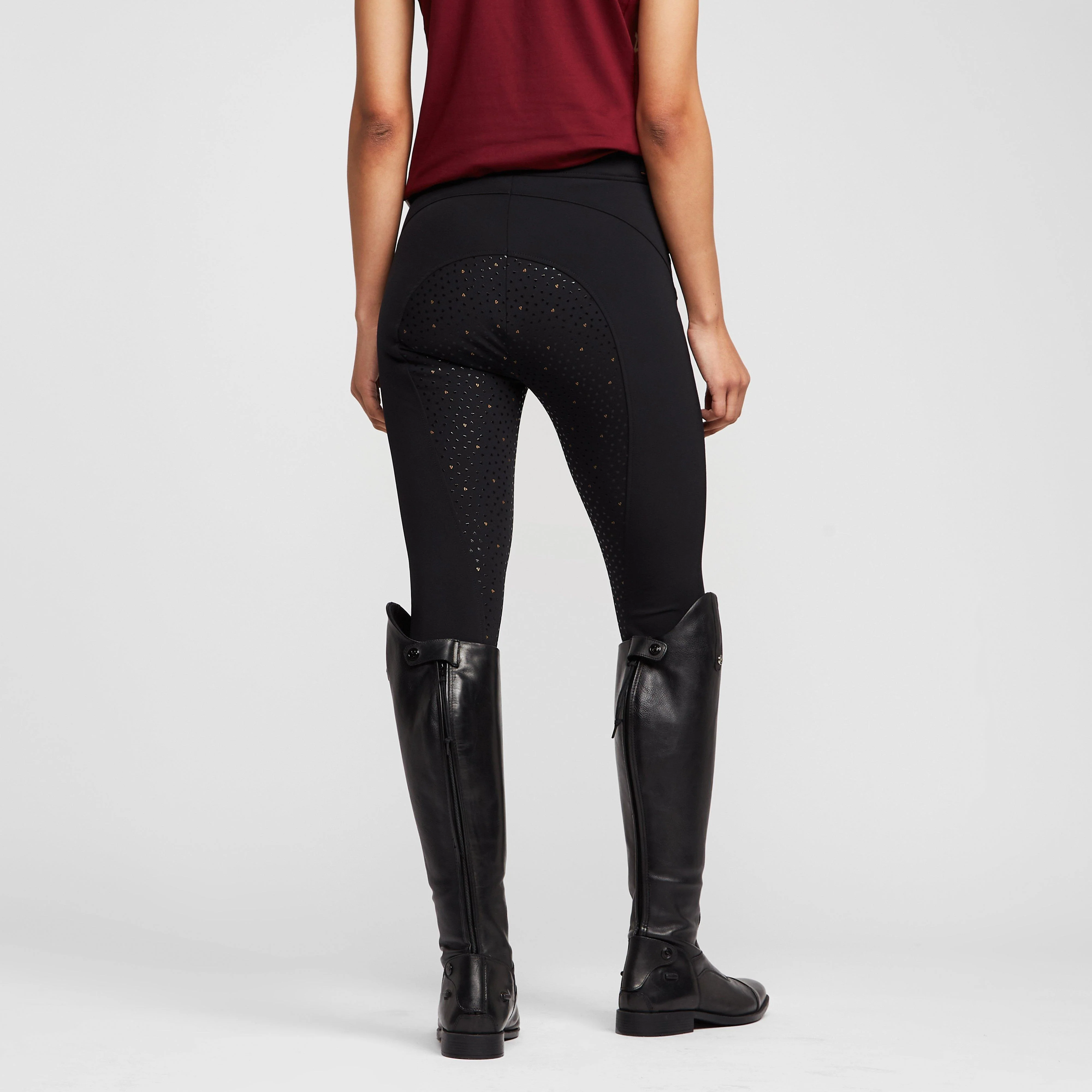 Womens Team Breeches Black - Image 2