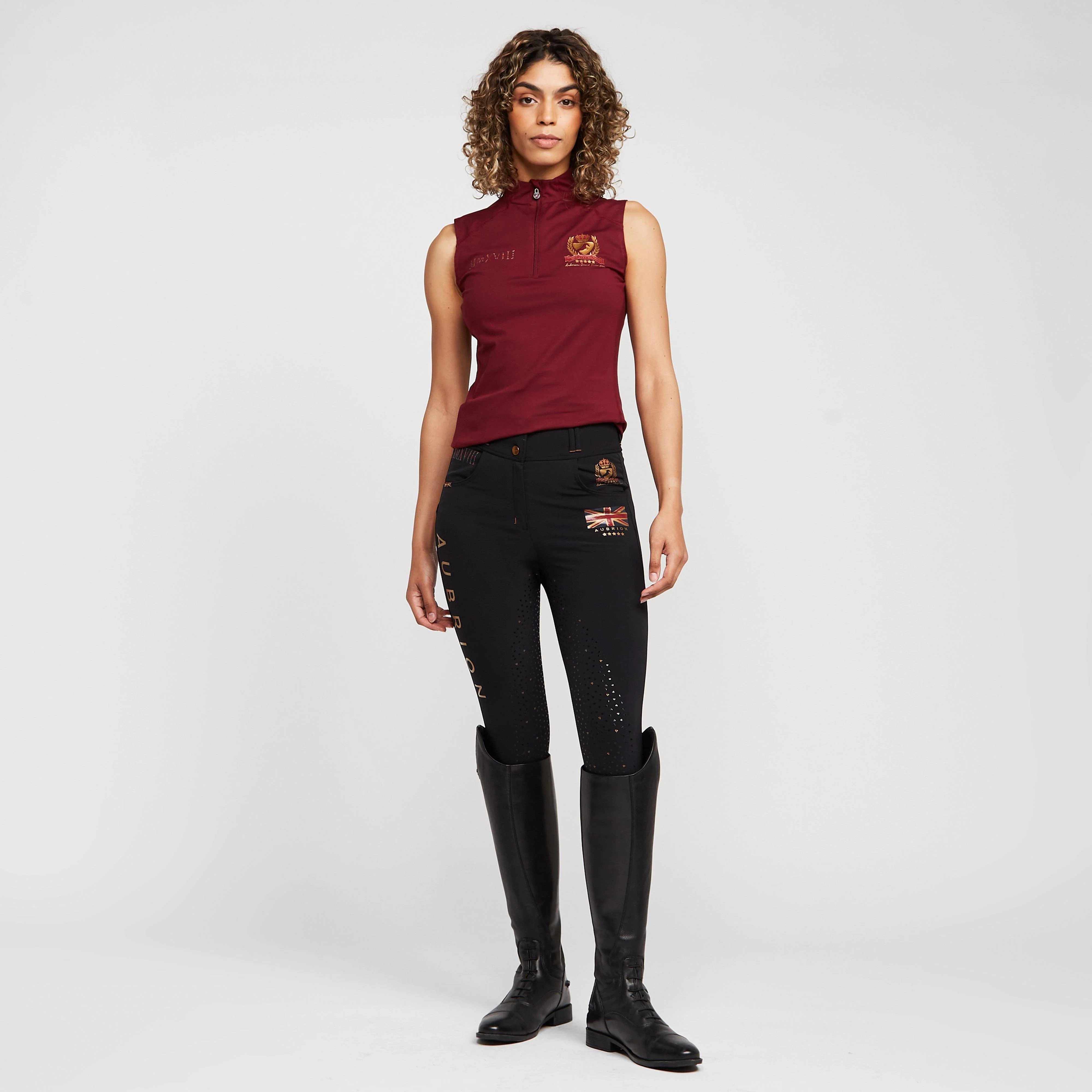 Womens Team Breeches Black - Image 3