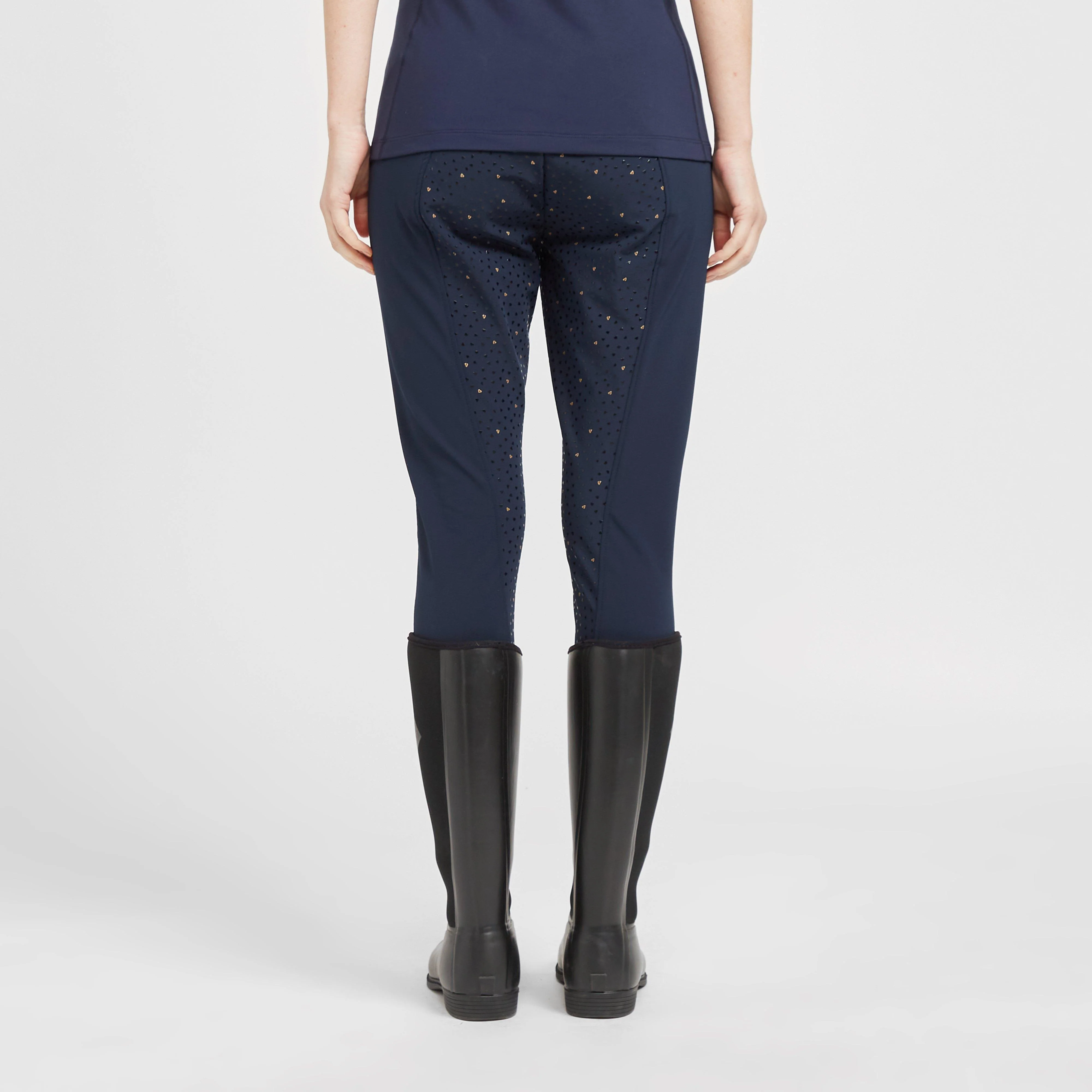 Womens Team Breeches Navy - Image 2