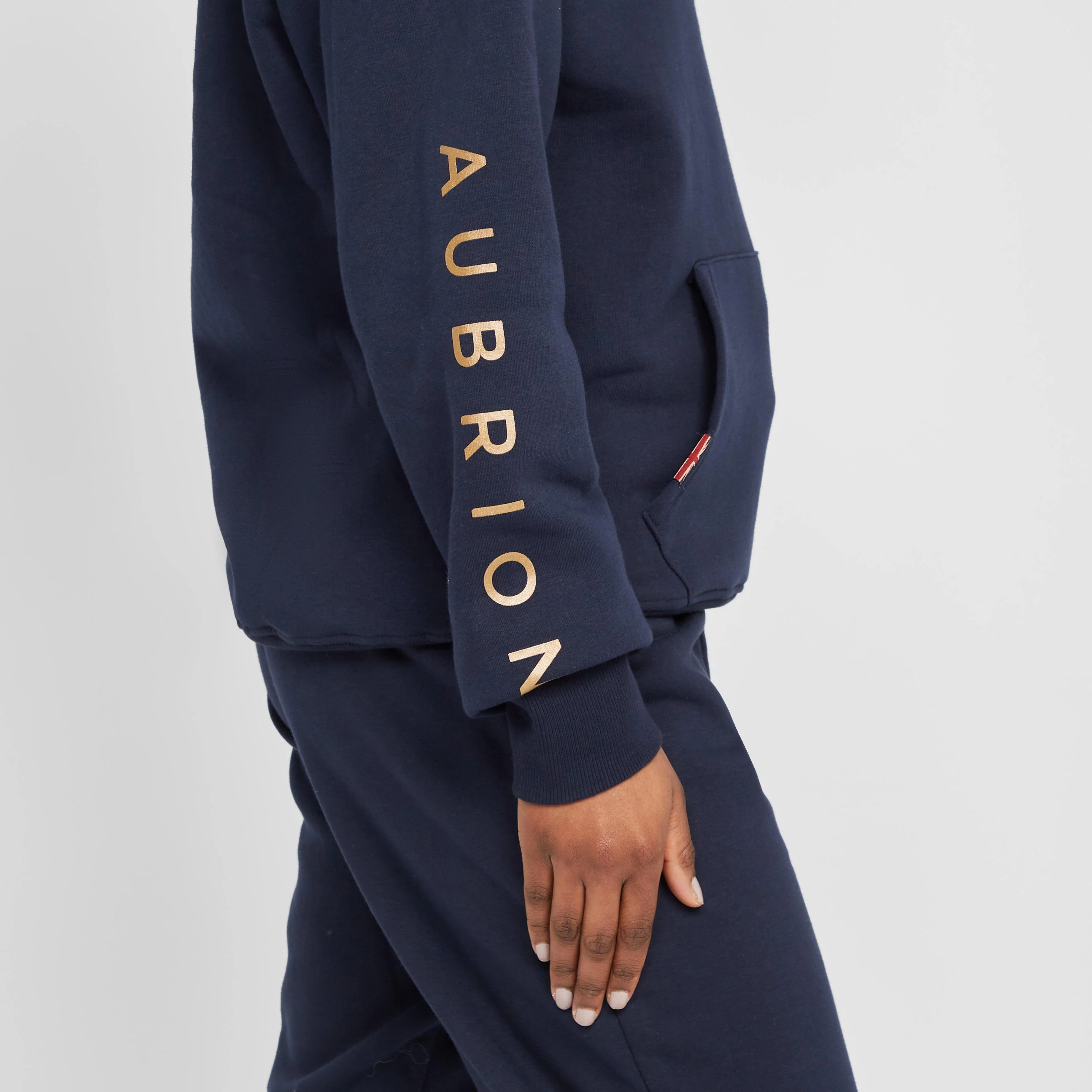Womens Team Hoodie Navy - Image 5