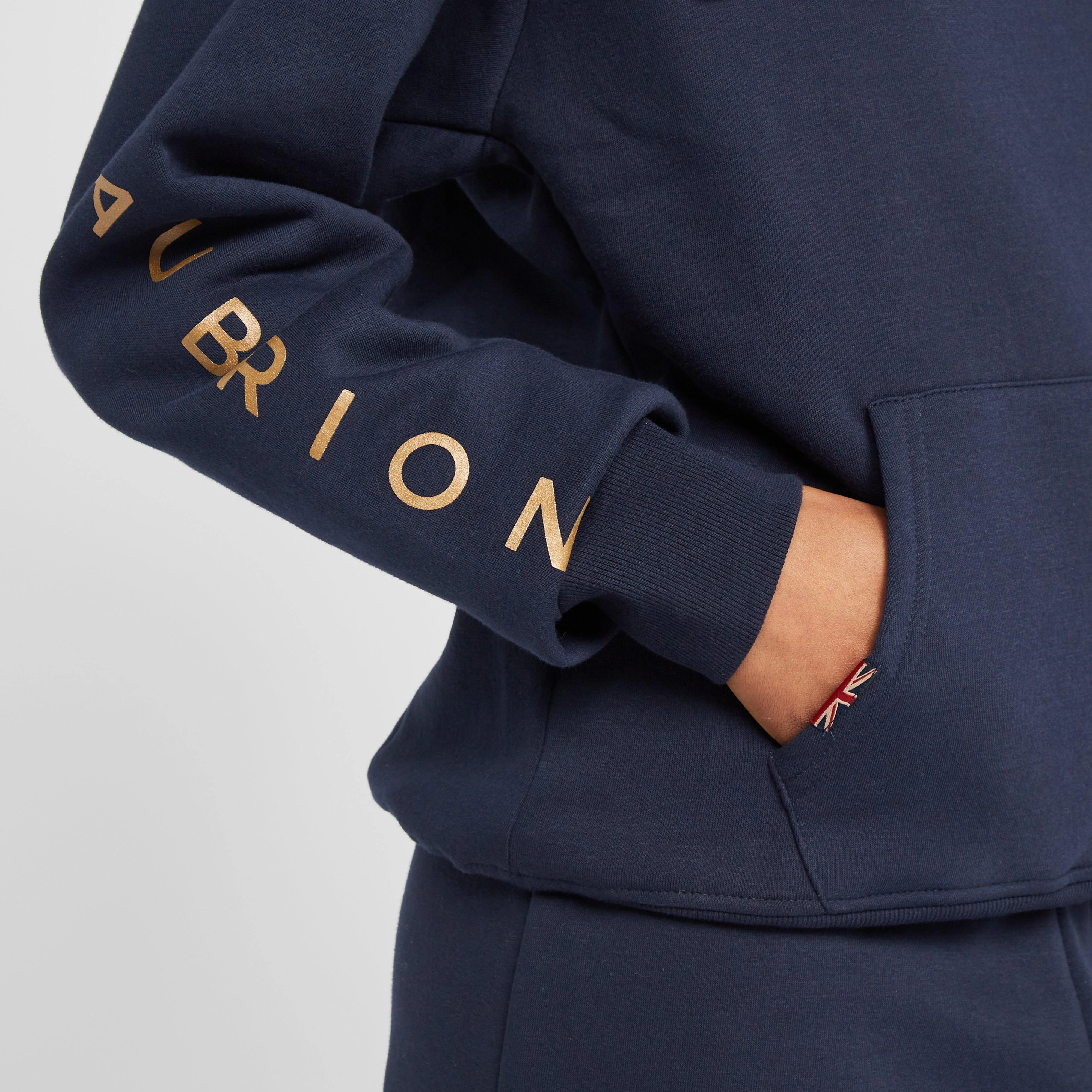 Womens Team Hoodie Navy - Image 7