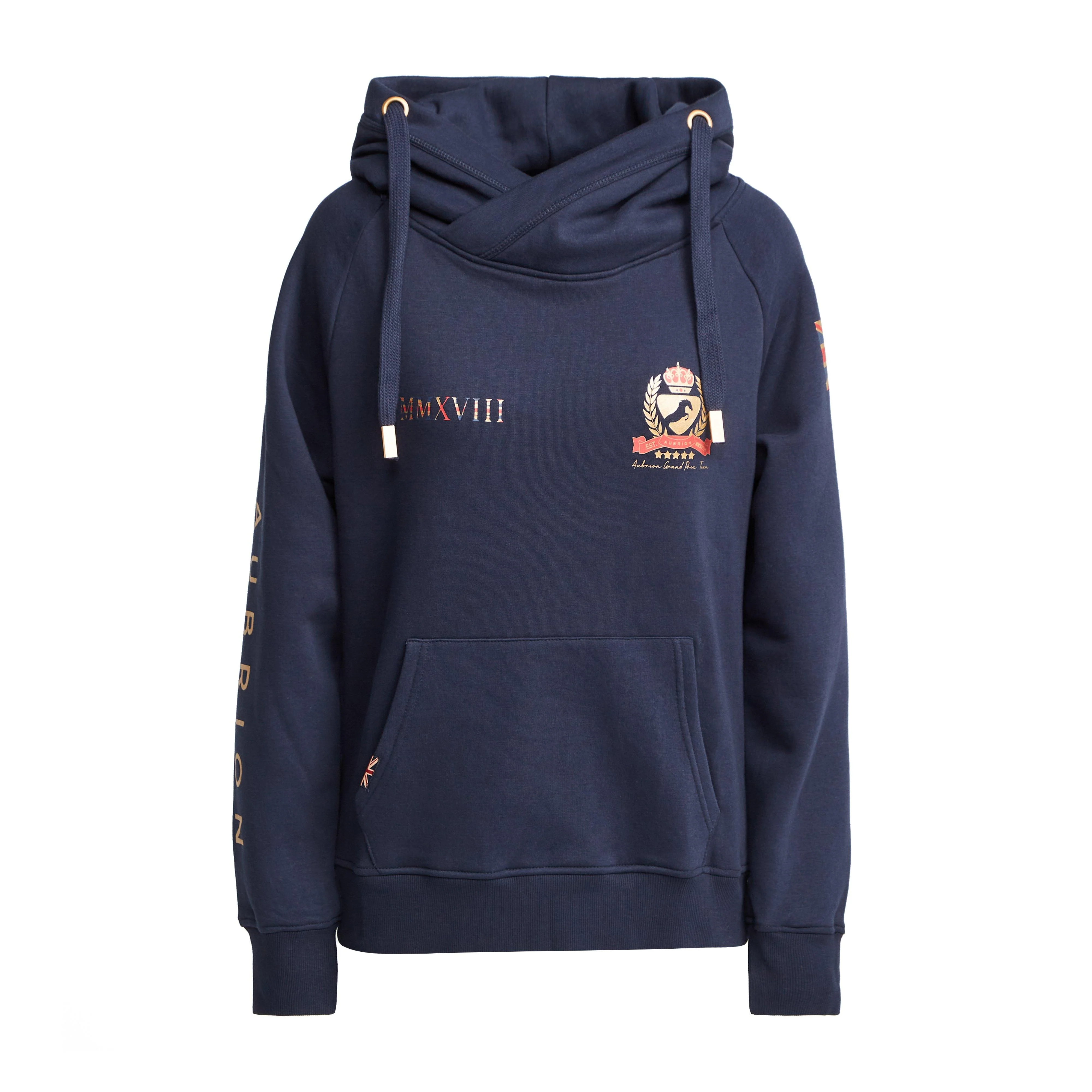 Womens Team Hoodie Navy - Image 8