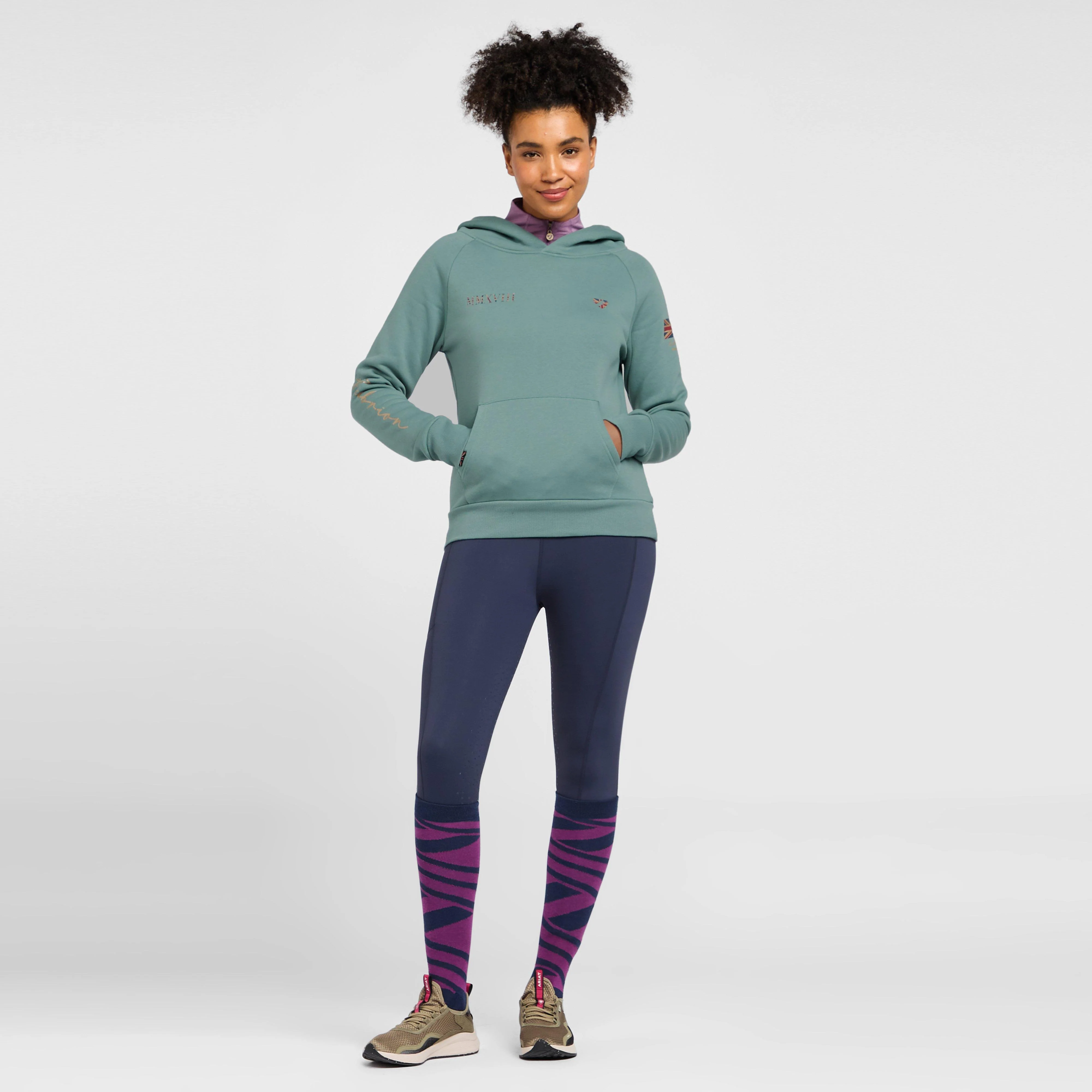 Womens Team Hoodie Sage - Image 3