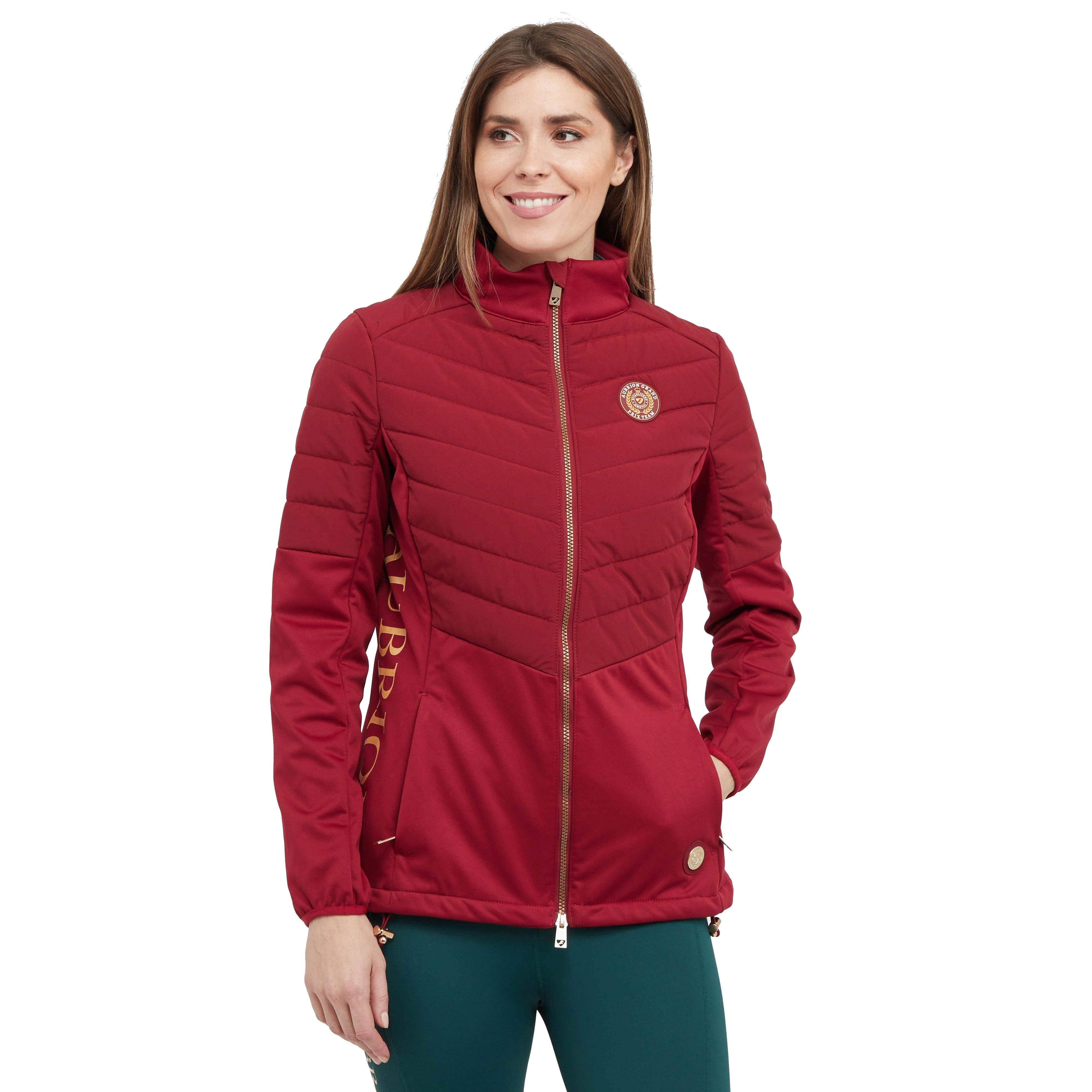 Womens Team Insulated Jacket Red - Image 10