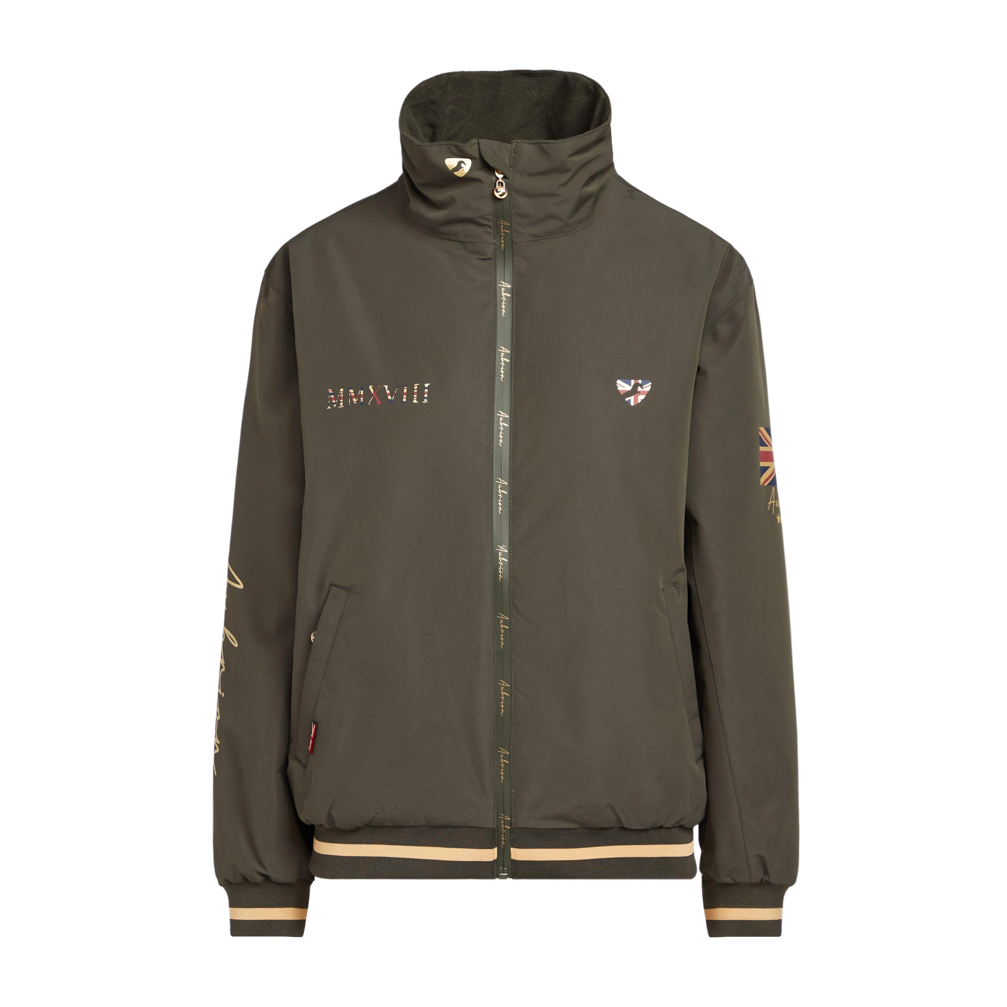 Womens Team Jacket Khaki - Image 10