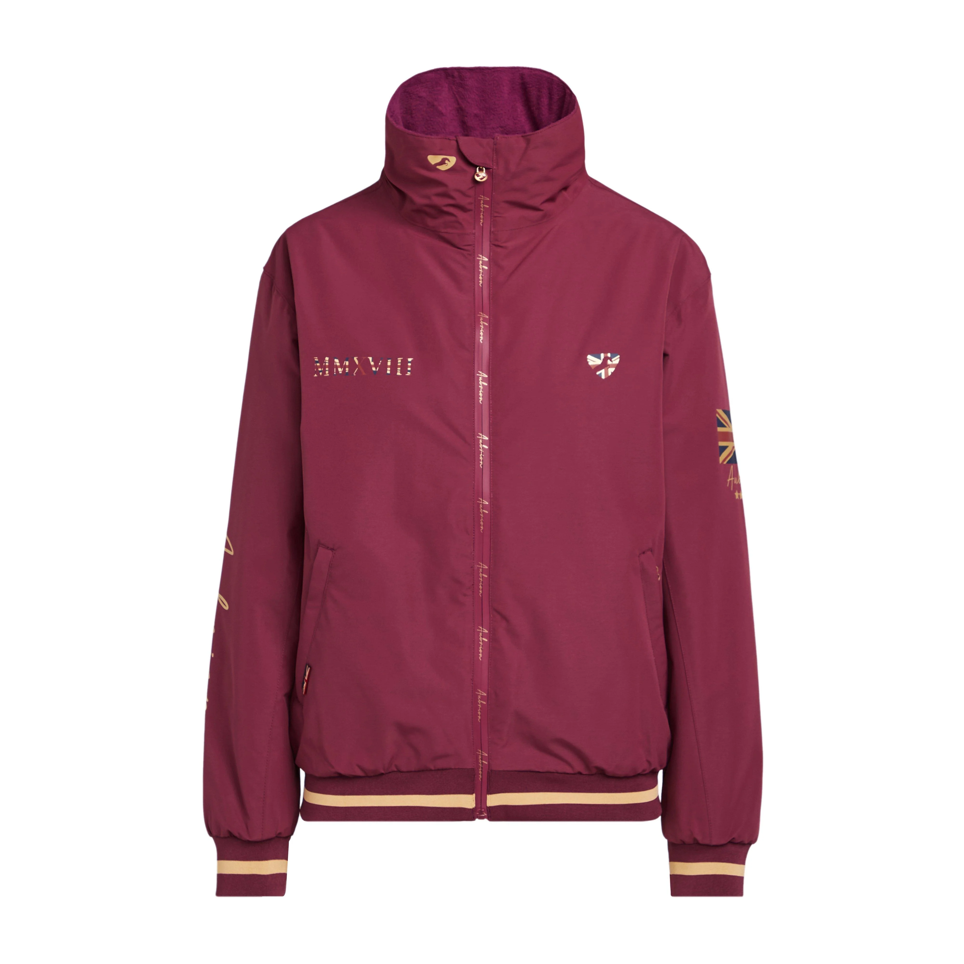Womens Team Jacket Mulberry - Image 10