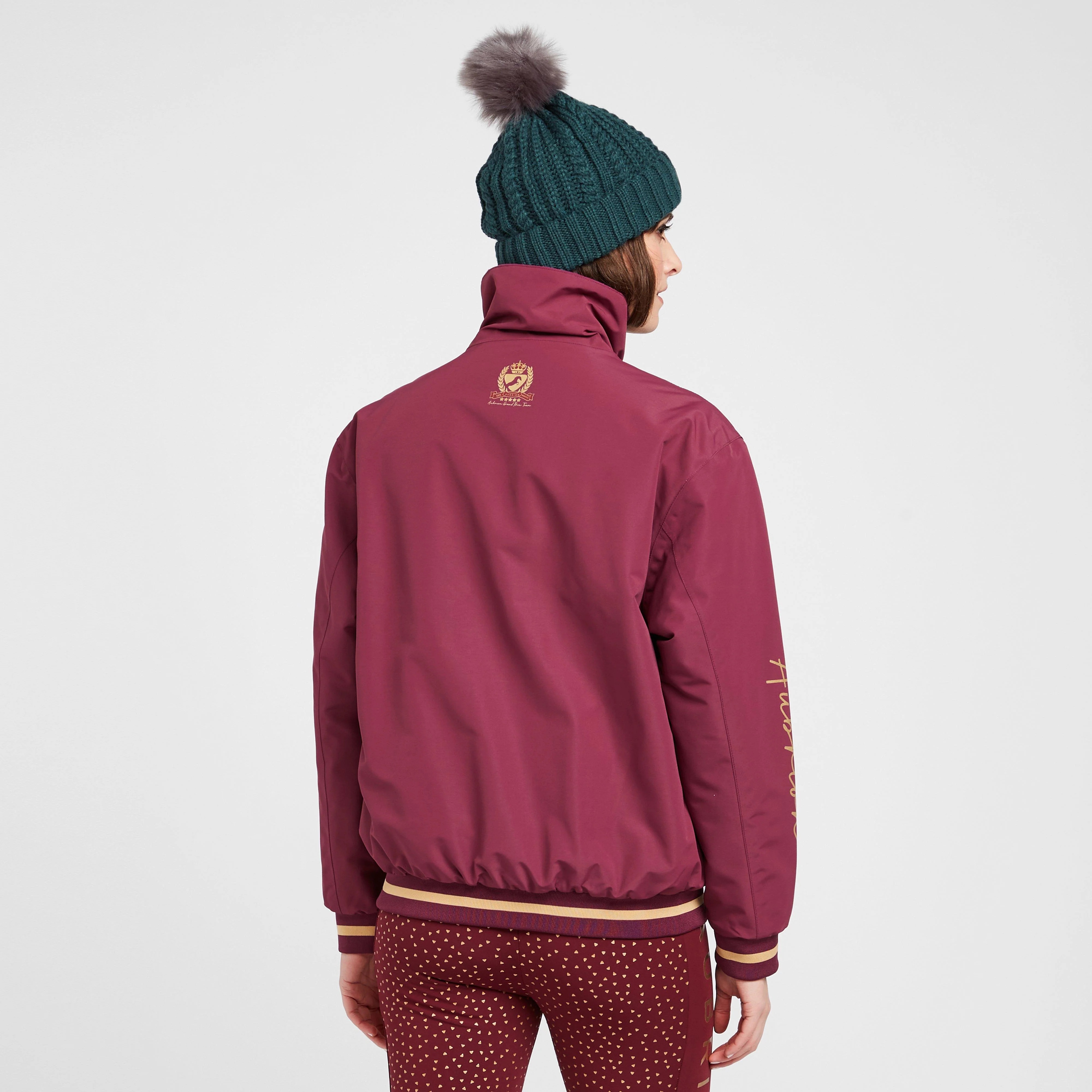 Womens Team Jacket Mulberry - Image 2
