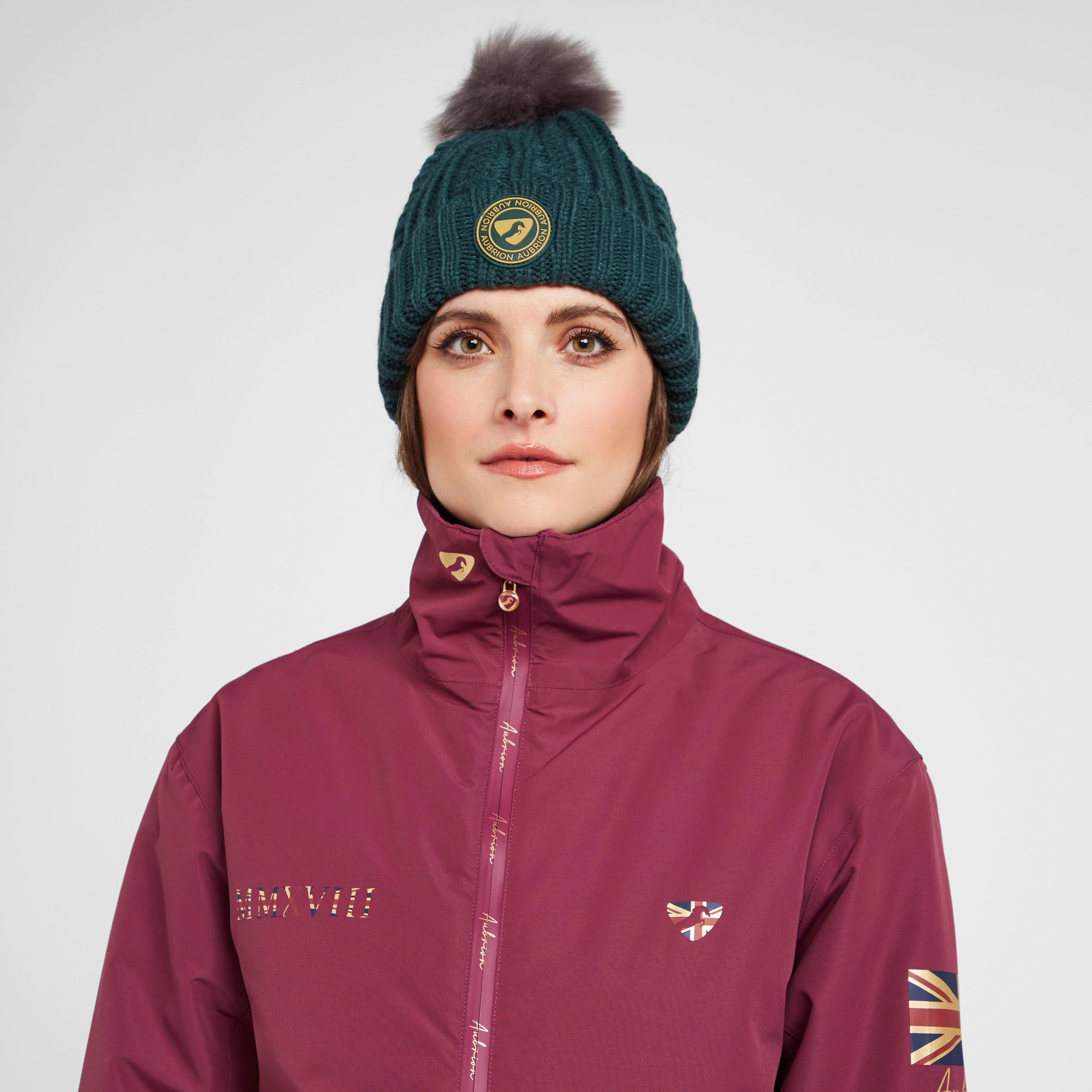 Womens Team Jacket Mulberry - Image 4