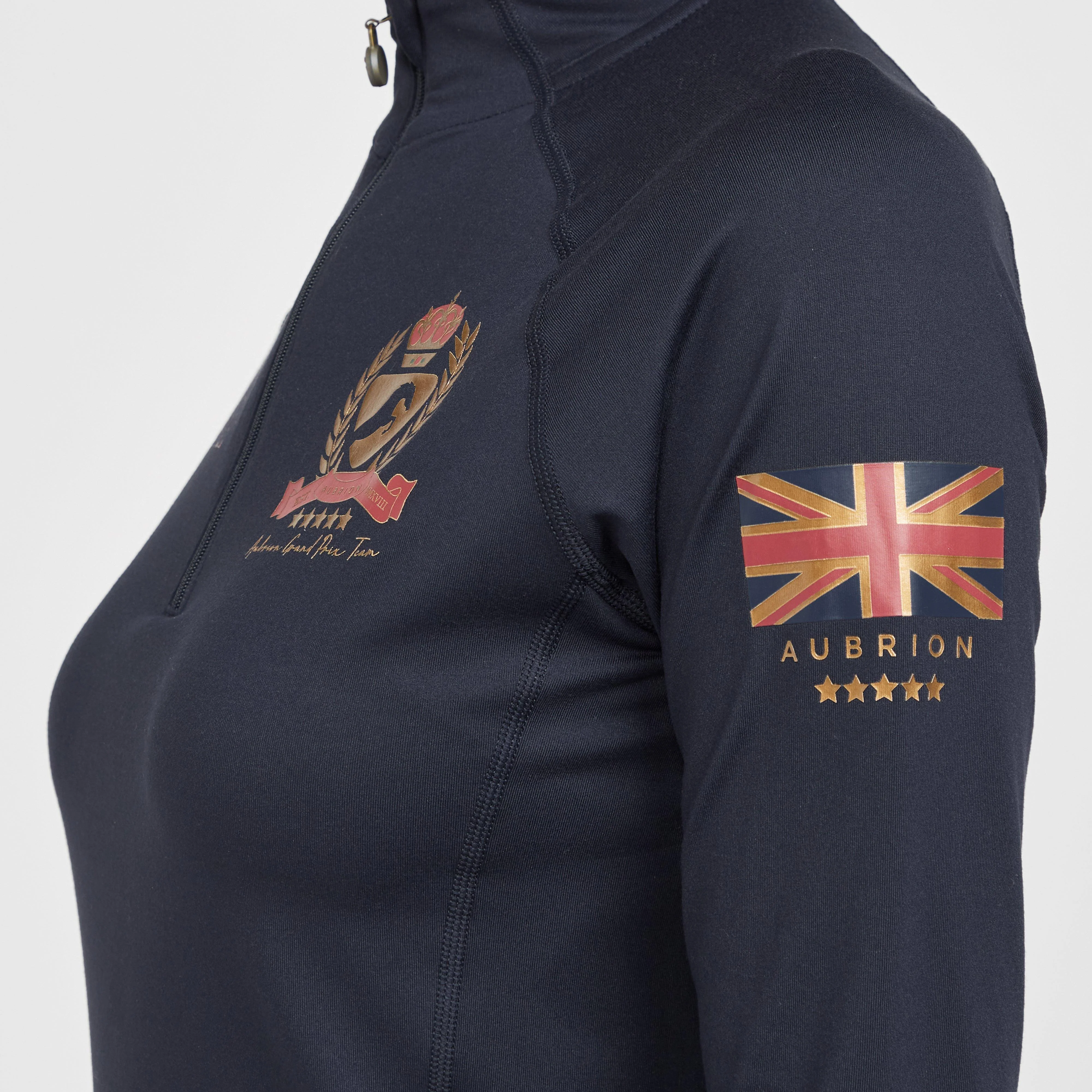 Womens Team Long Sleeve Base Layer Navy - Image 5