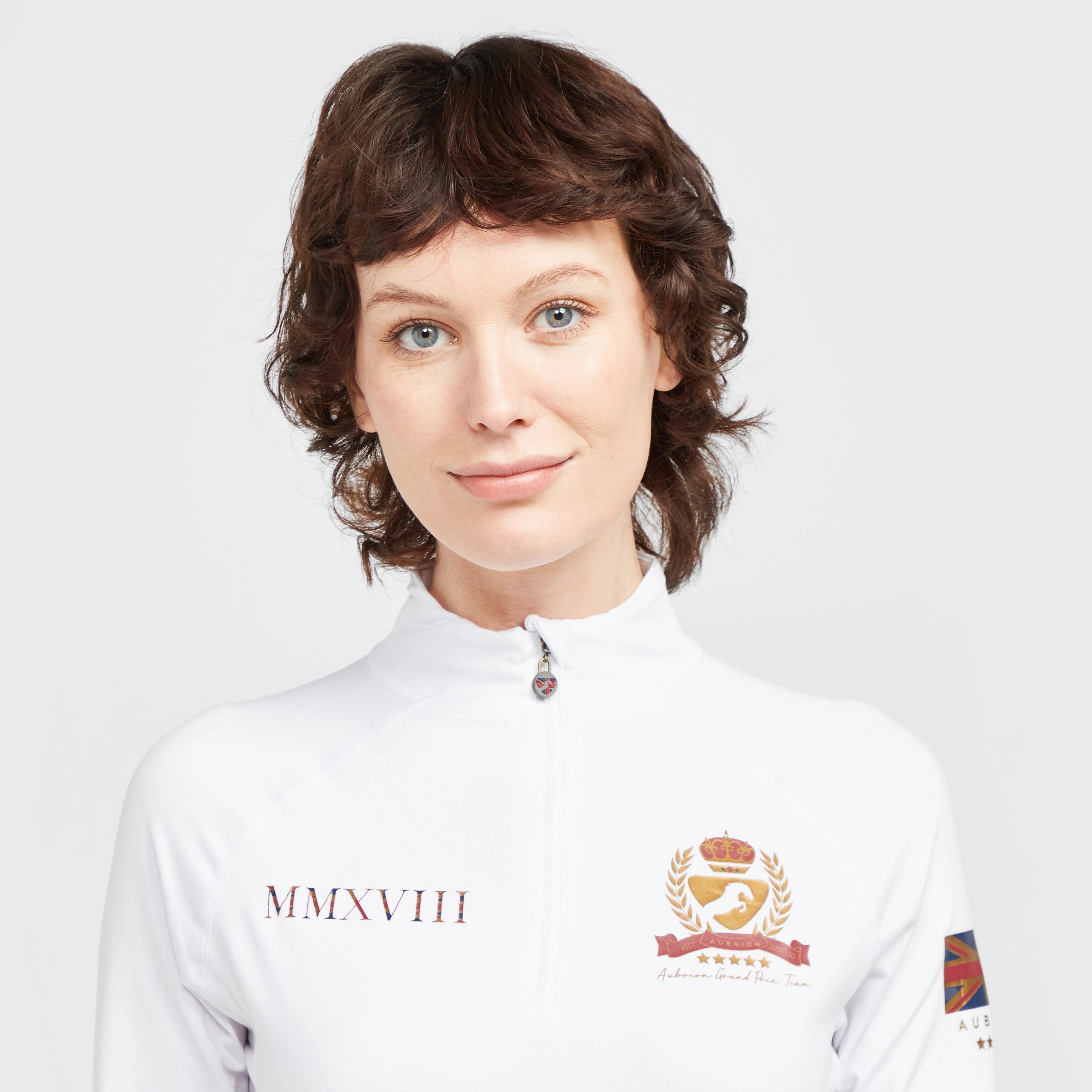 Womens Team Long Sleeve Base Layer White - Image 5