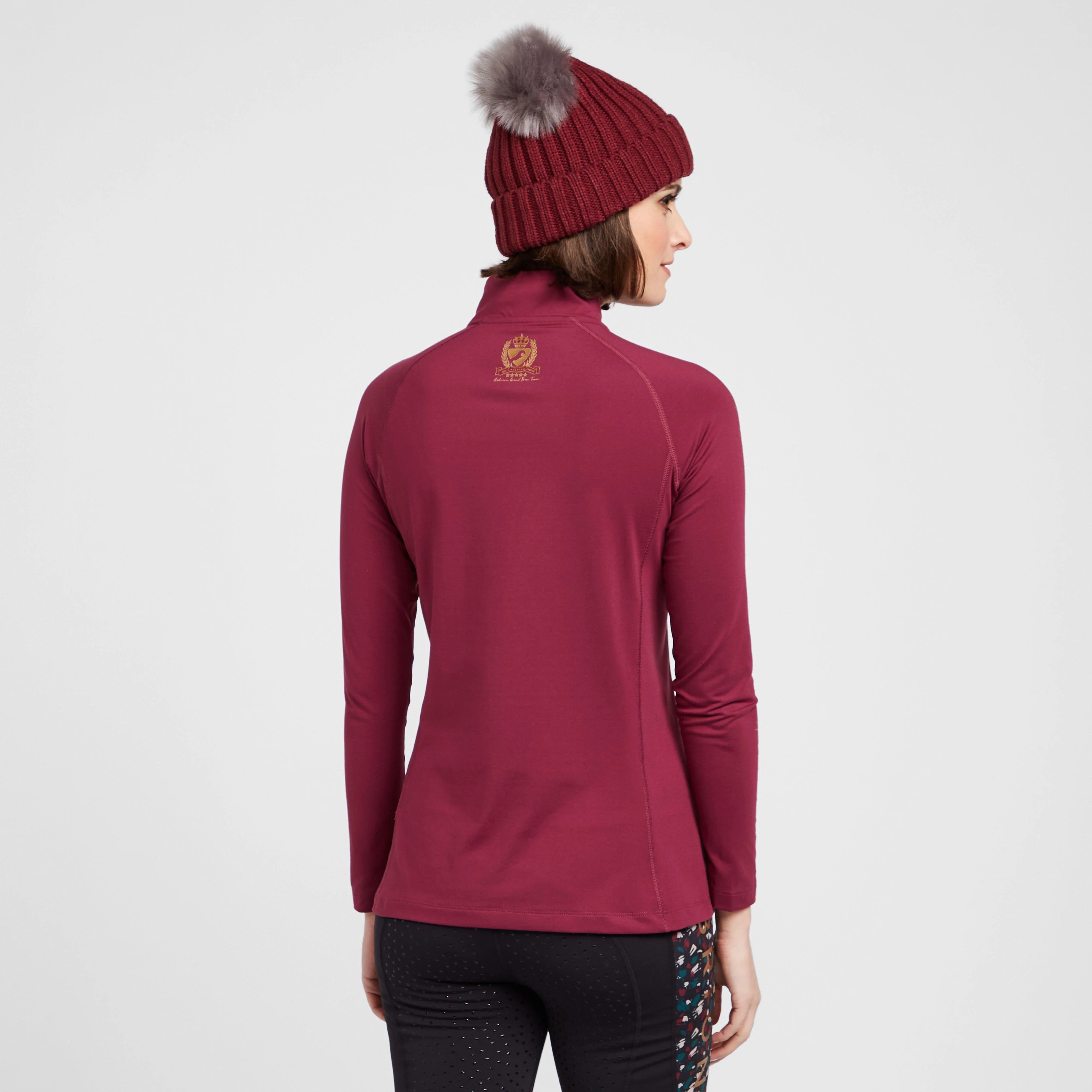 Women's Team Long Sleeved Base Layer Mulberry - Image 2