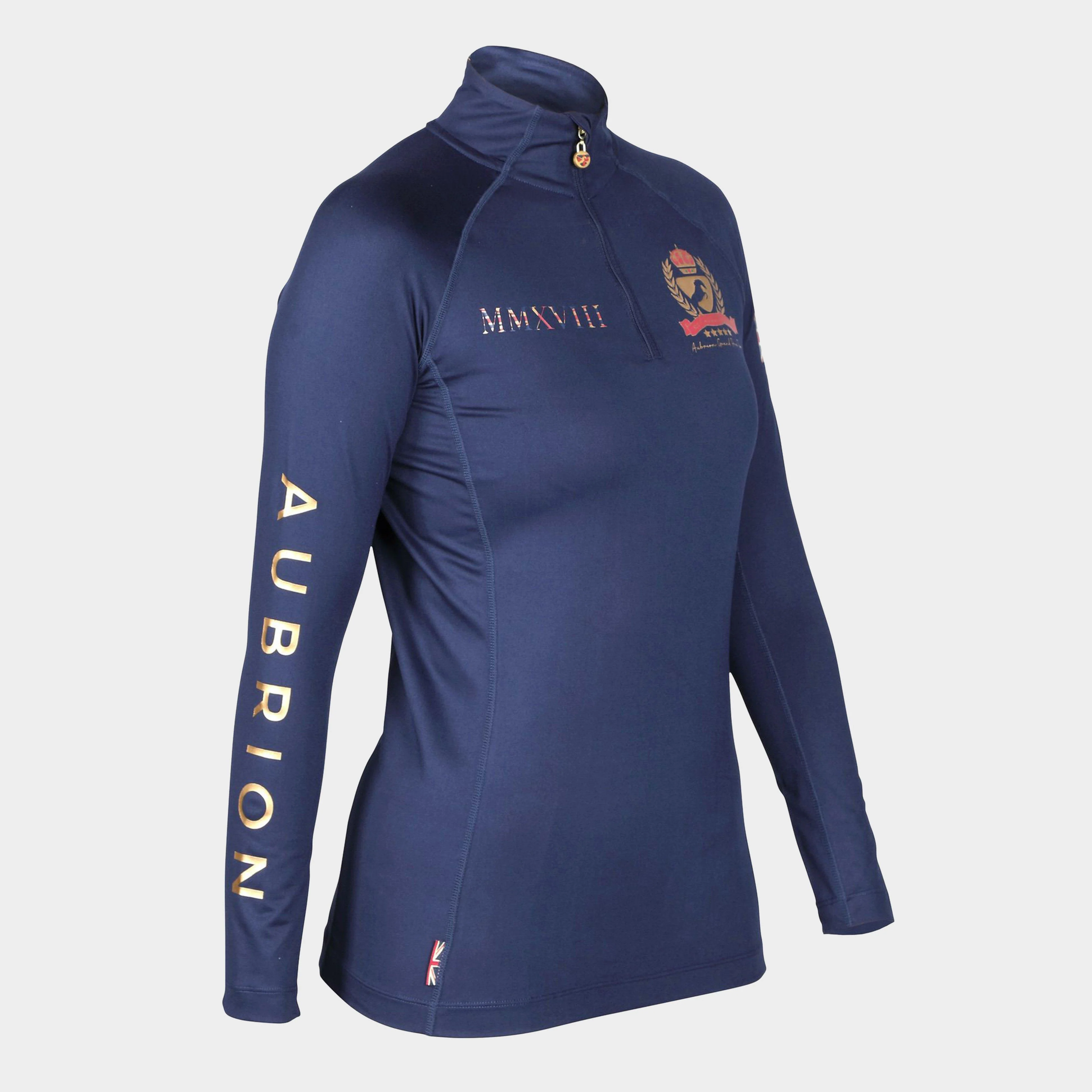 Women's Team Long Sleeved Base Layer Navy - Image 2
