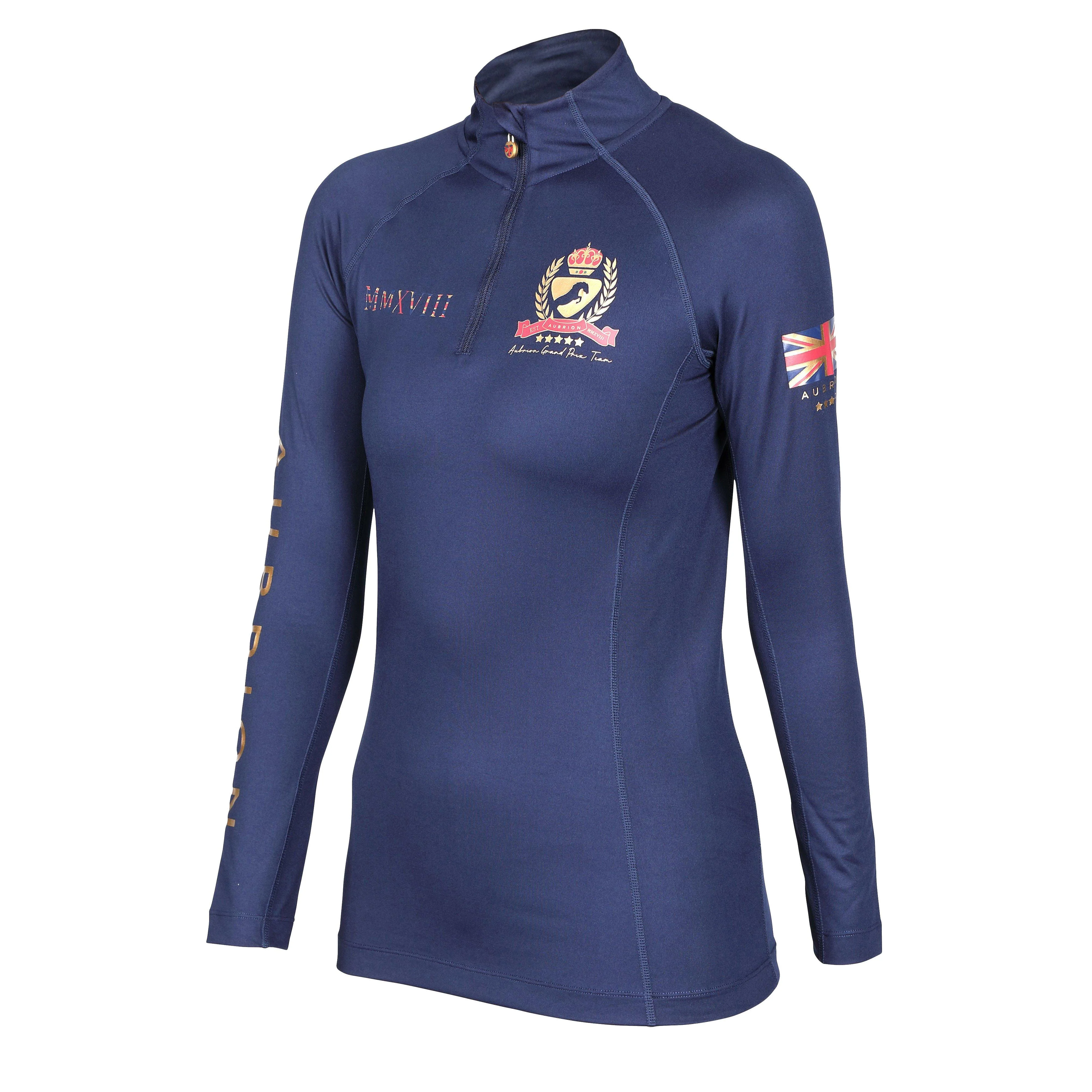 Women's Team Long Sleeved Base Layer Navy - Image 8