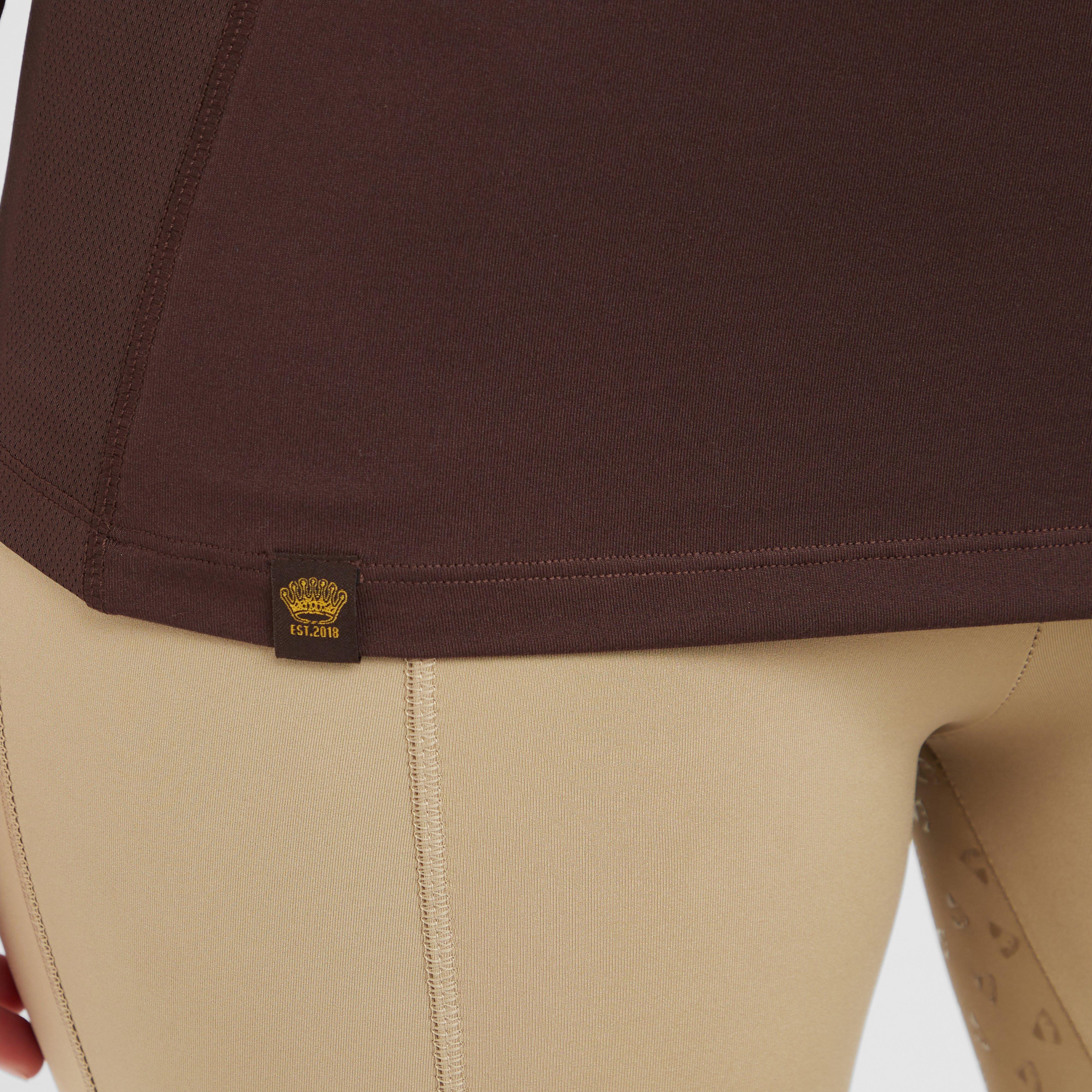 Womens Team Long Sleeved Base Layer Umber - Image 7