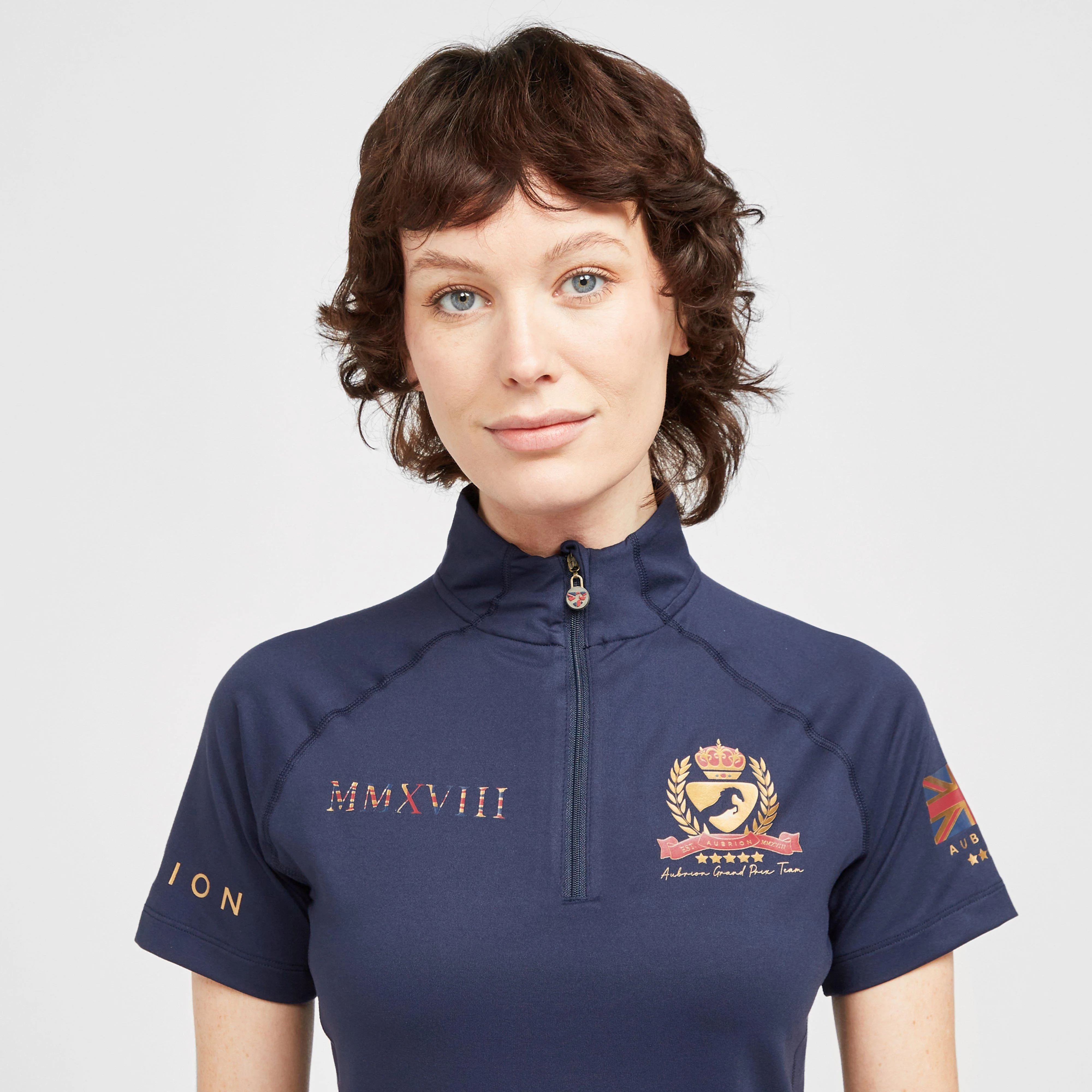 Womens Team Short Sleeve Base Layer Navy - Image 8