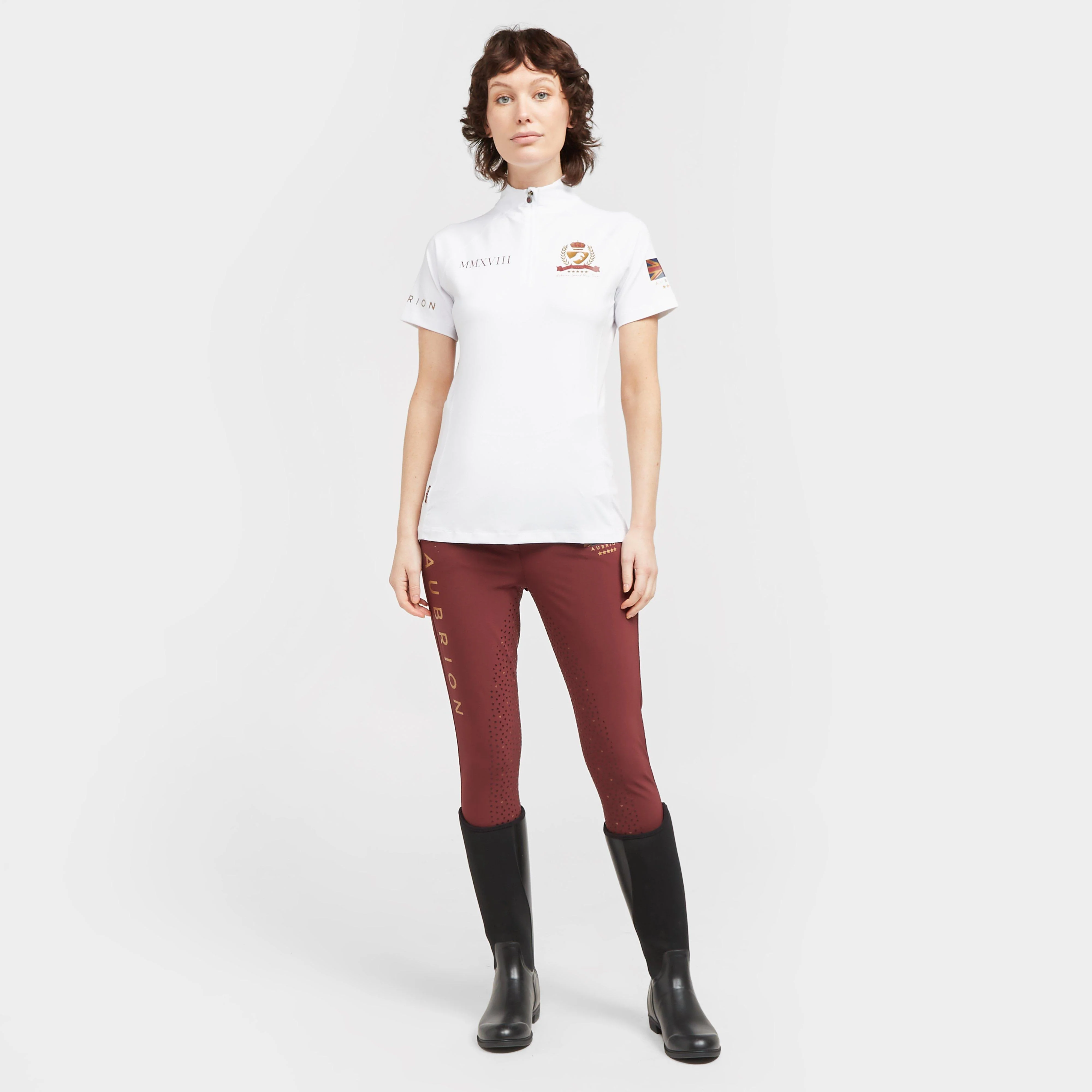 Womens Team Short Sleeve Base Layer White - Image 3