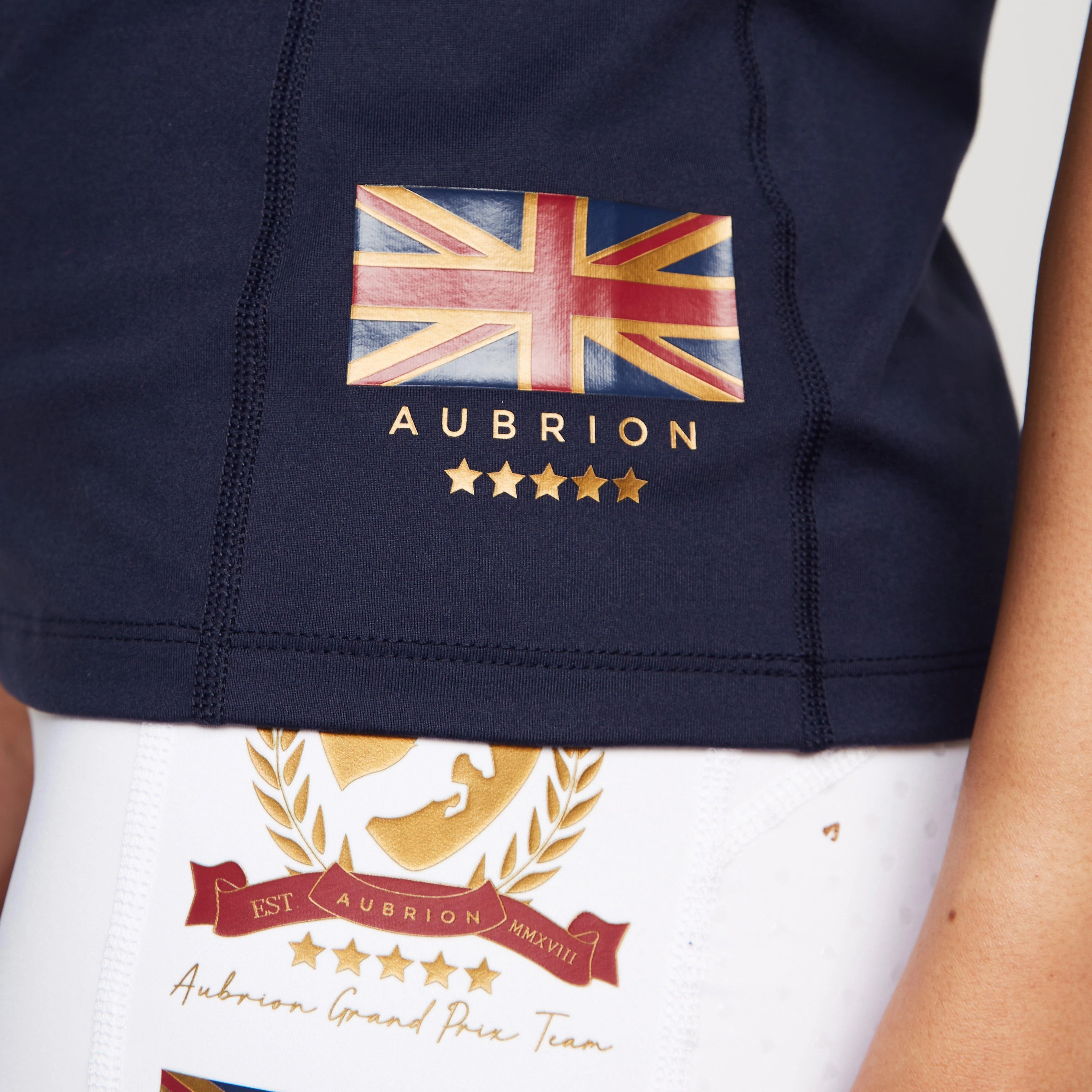 Womens Team Sleeveless Base Layer Navy - Image 8