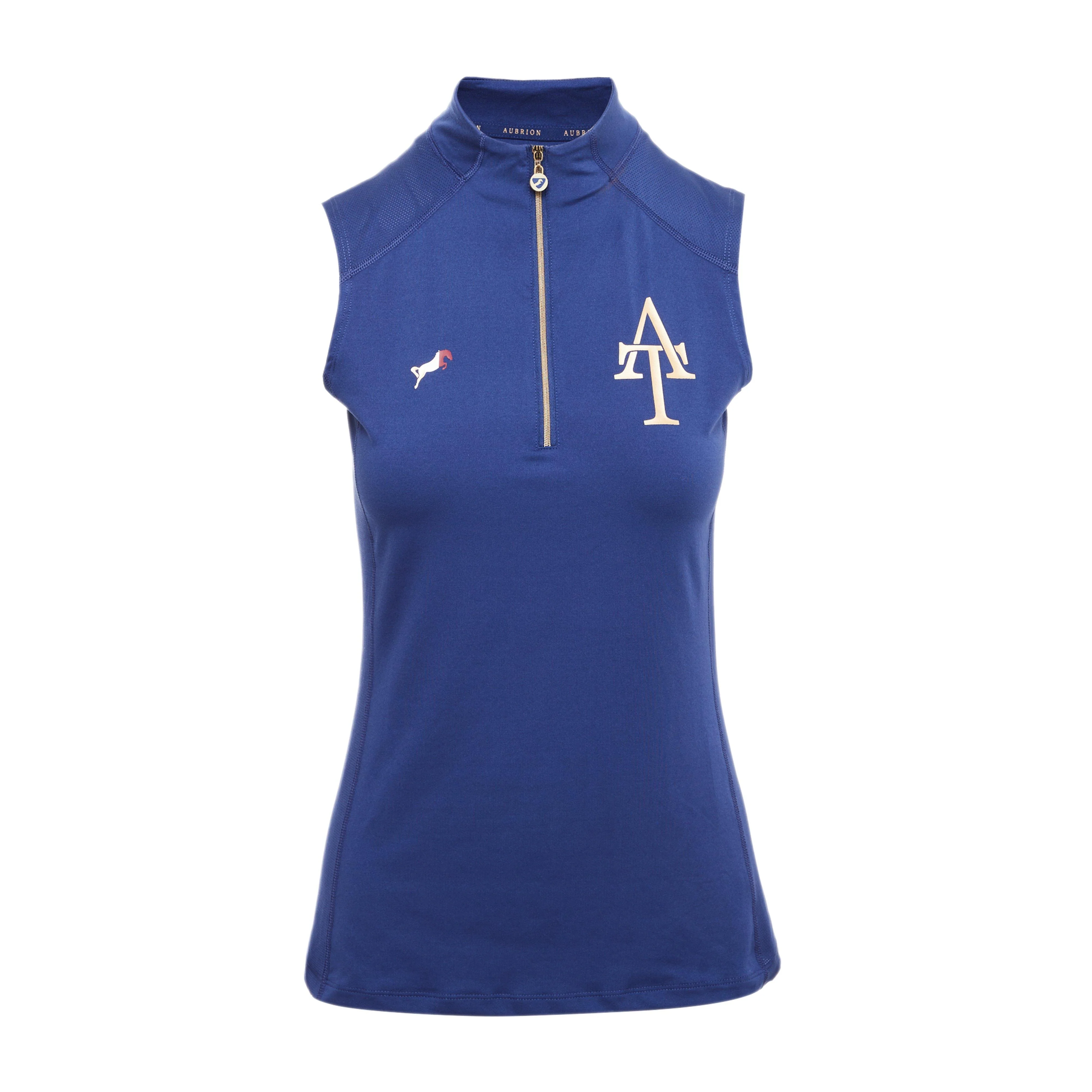 Womens Team Sleeveless Base Layer Navy - Image 6