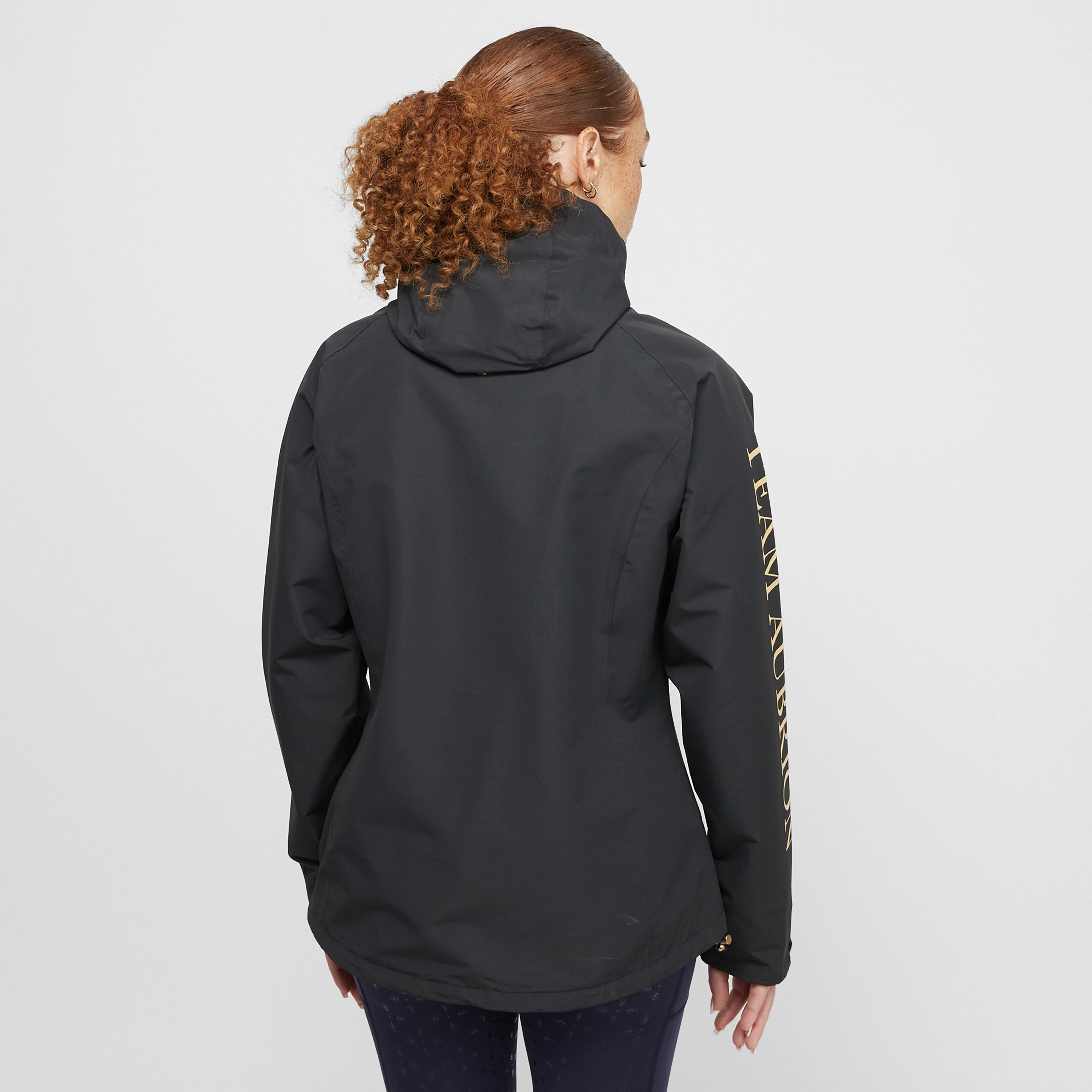 Womens Team Waterproof Jacket Black - Image 2