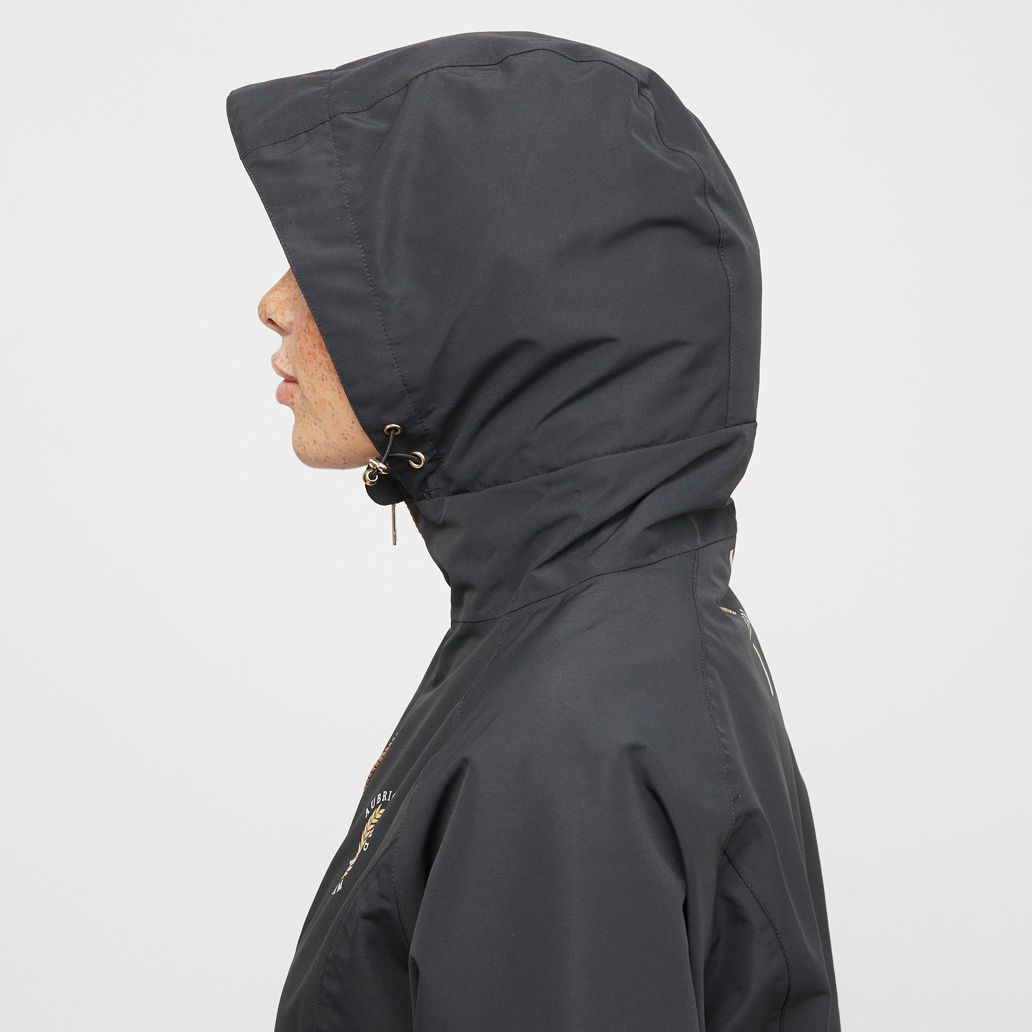 Womens Team Waterproof Jacket Black - Image 5