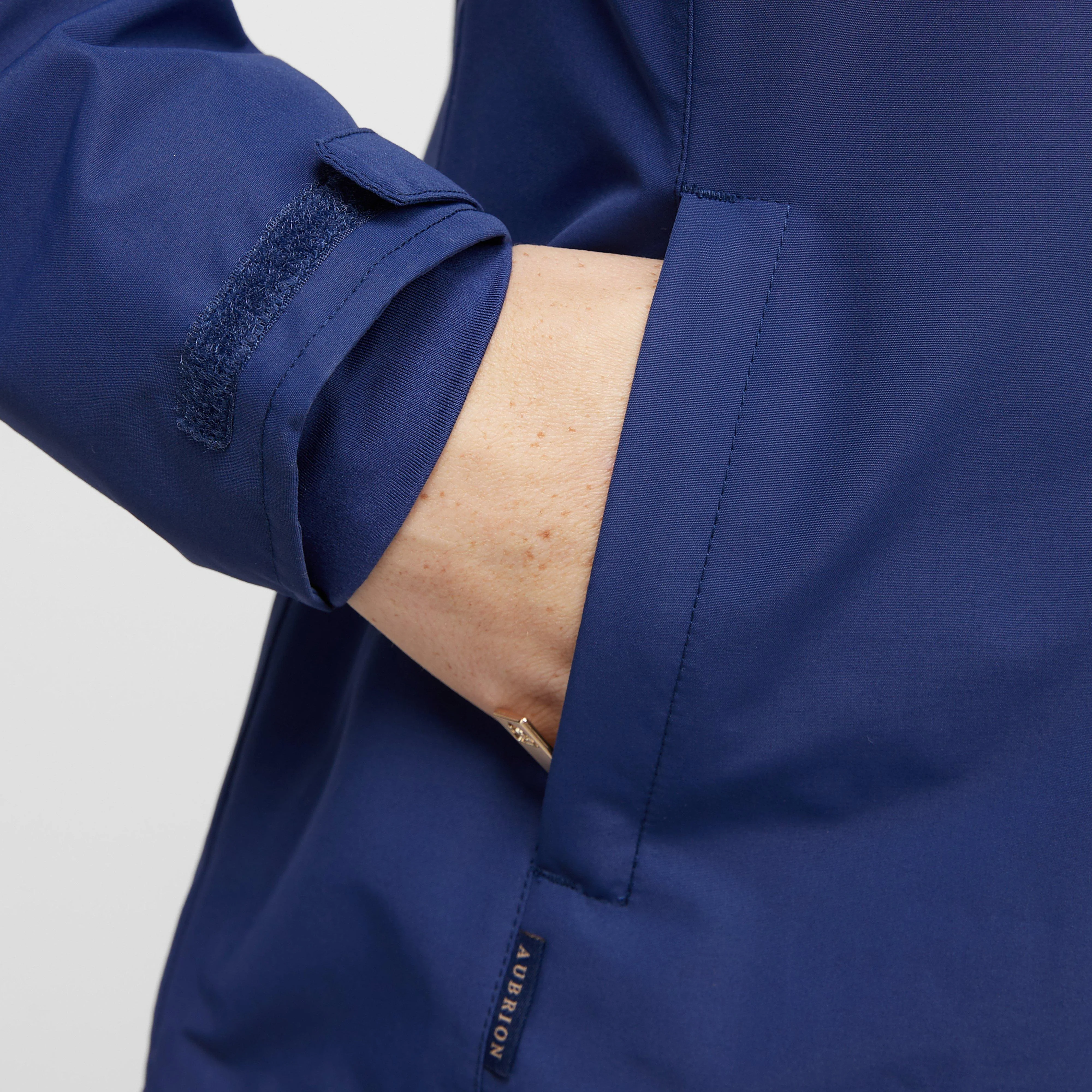 Womens Team Waterproof Jacket Navy - Image 6