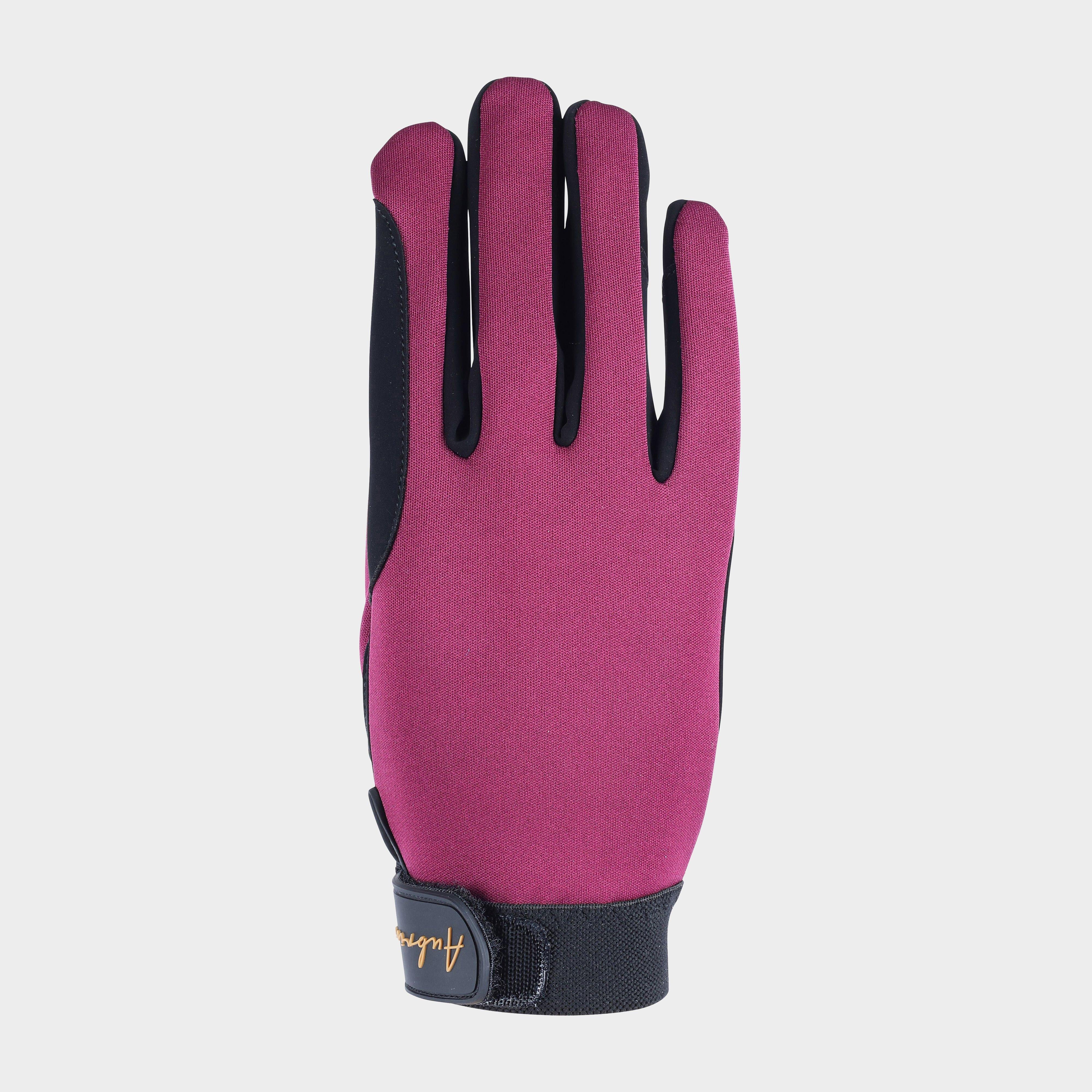 Womens Team Winter Riding Gloves Mulberry - Image 2