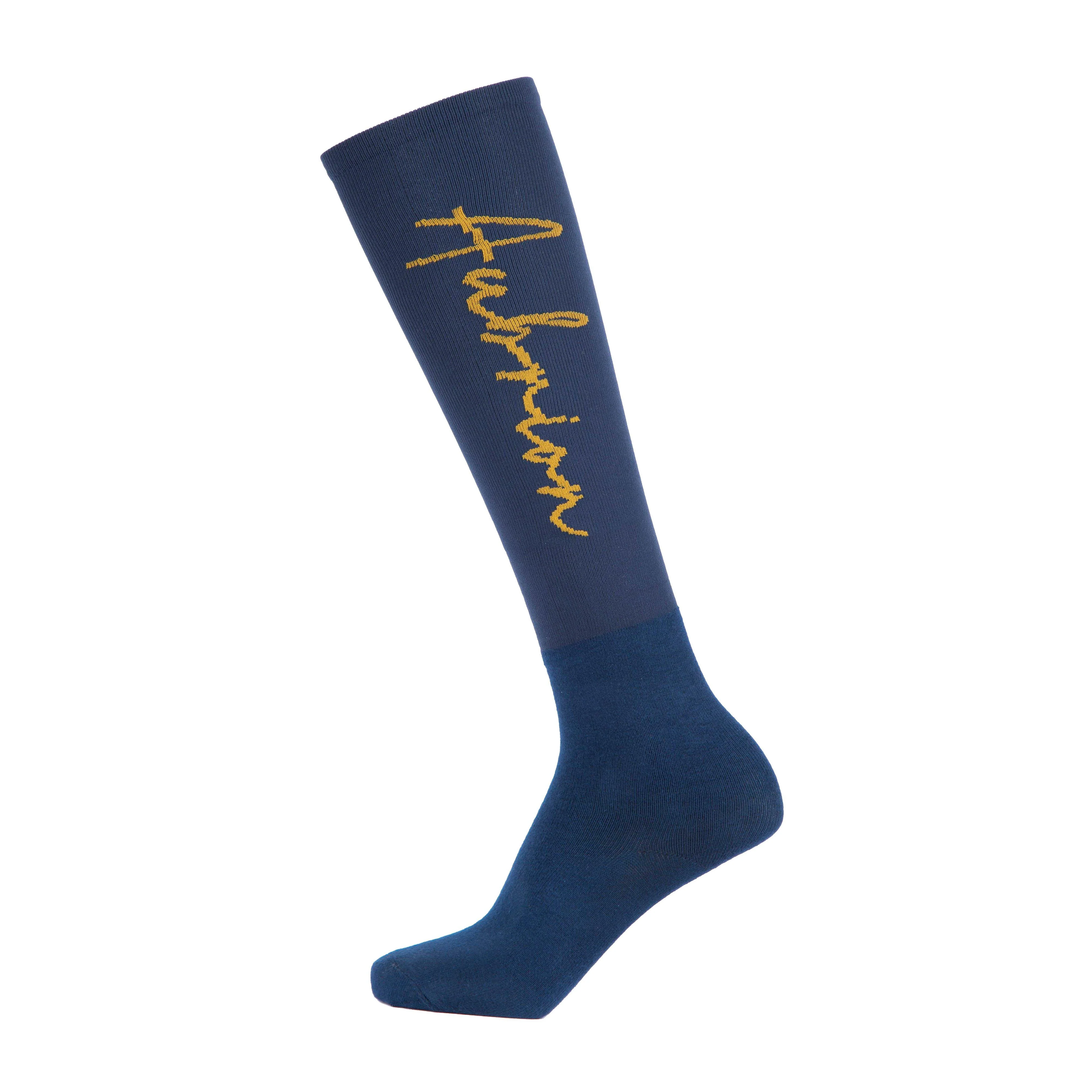 Womens Team Winter Socks Navy Blue - Image 2