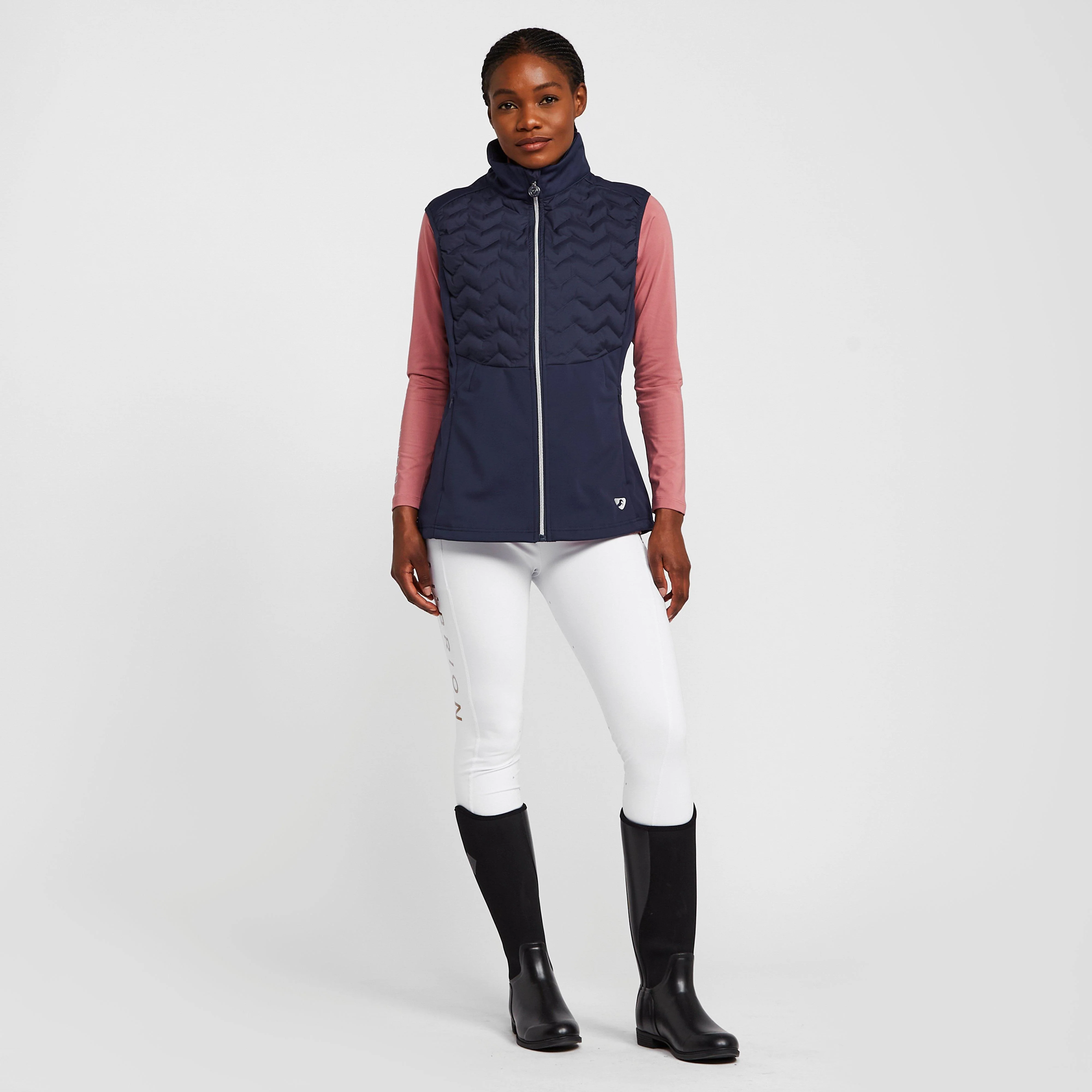 Womens Vale Gilet Dark Navy - Image 3