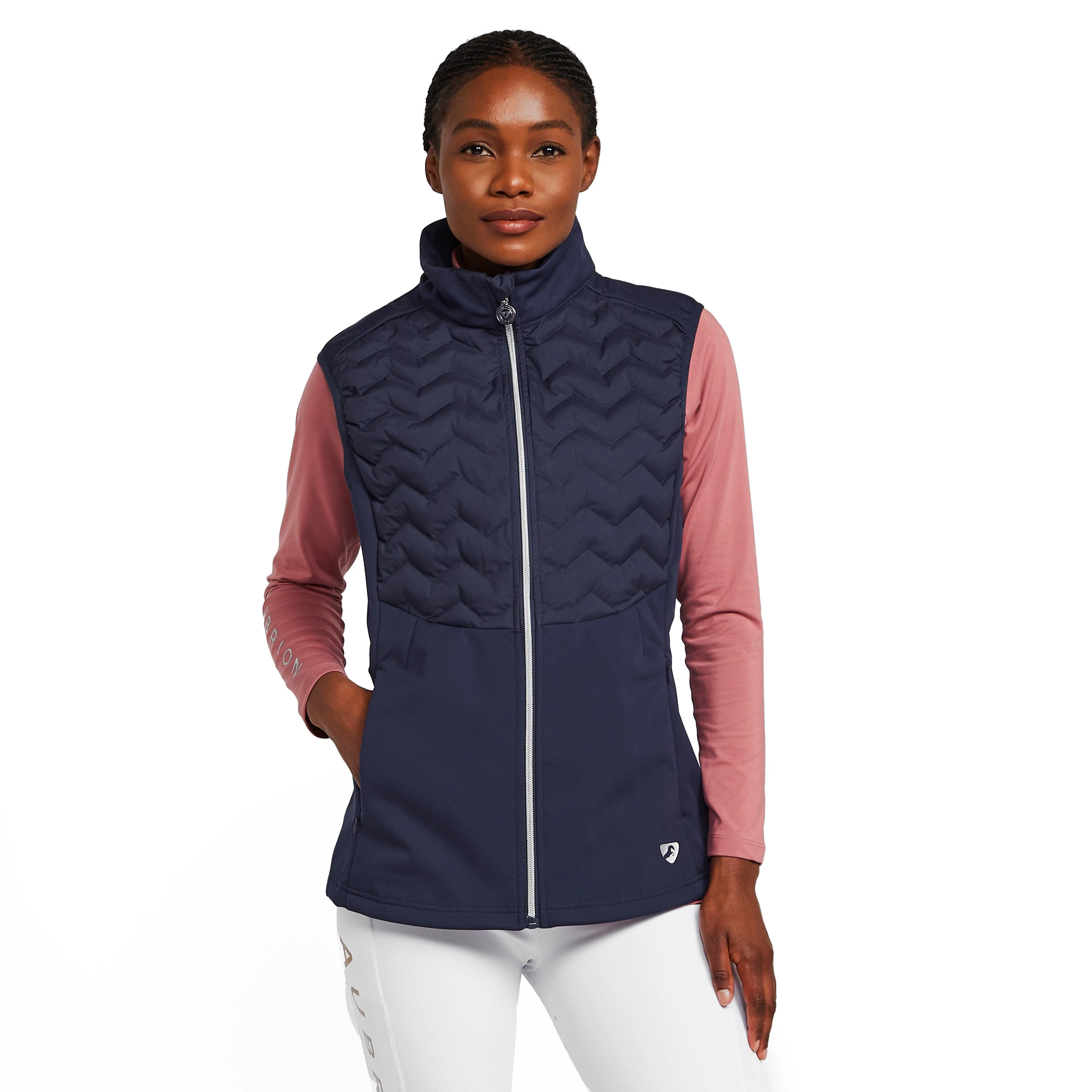 Womens Vale Gilet Dark Navy - Image 9