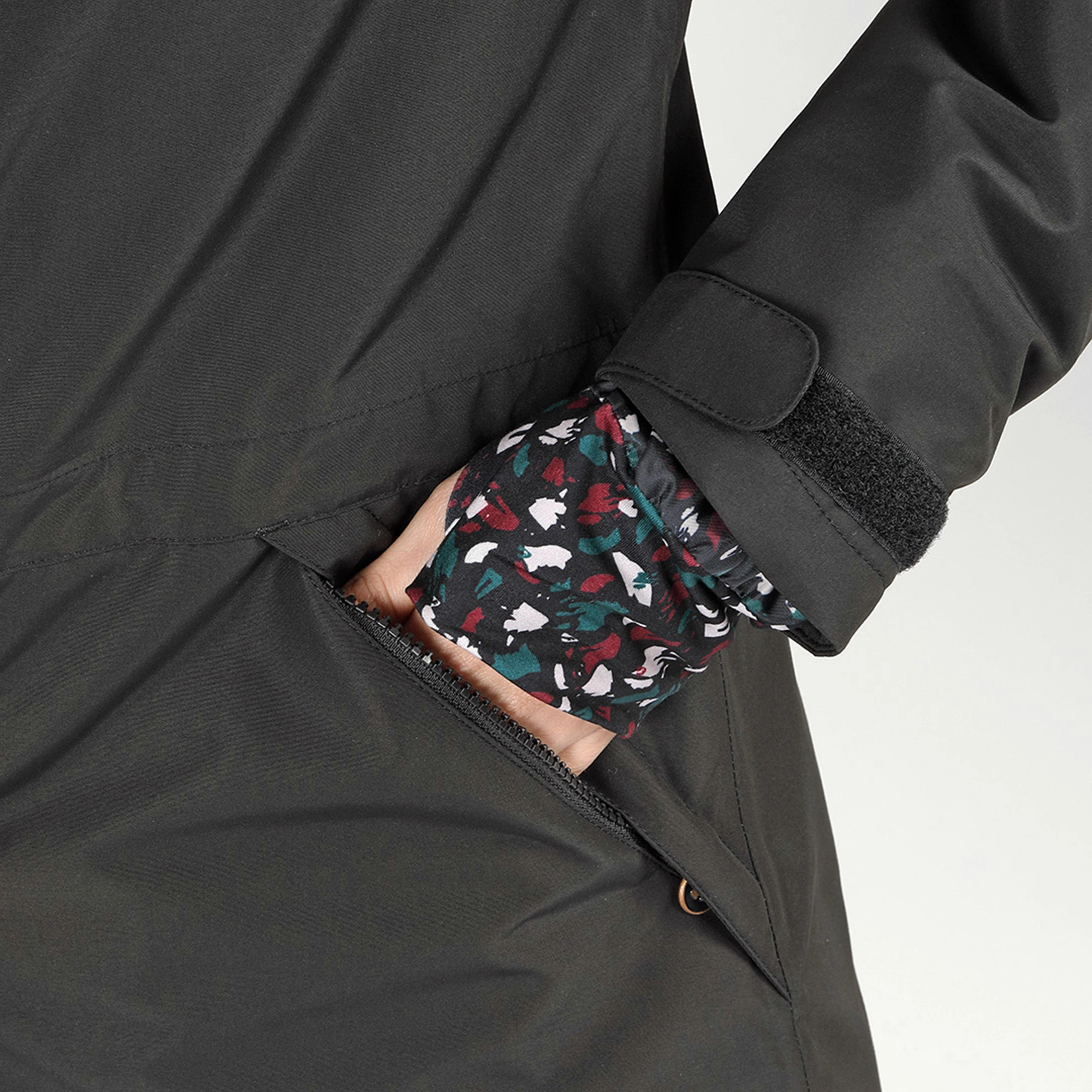 Womens Woodford Coat Charcoal - Image 4