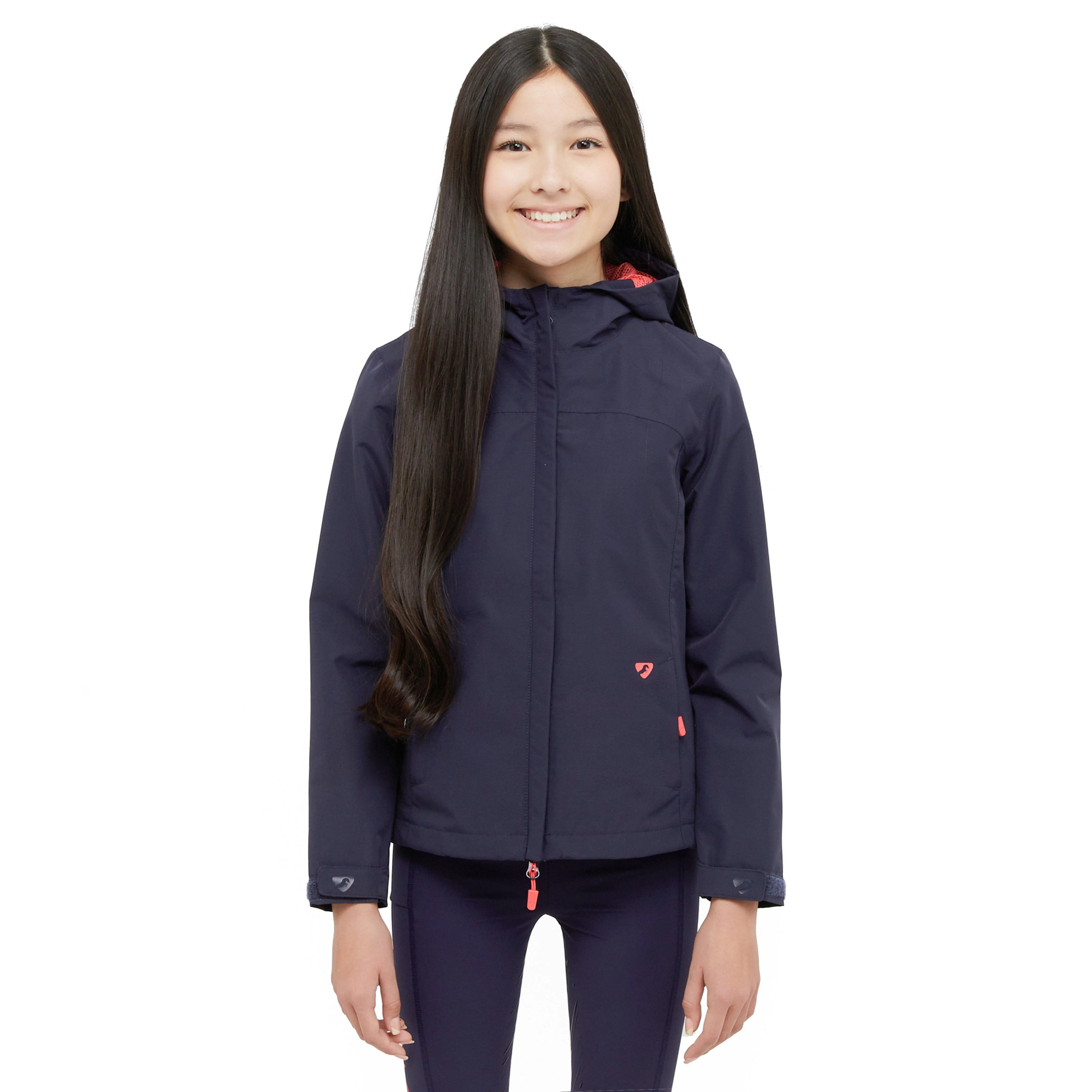 Young Rider Cloudburst Rain Coat Navy - Image 10