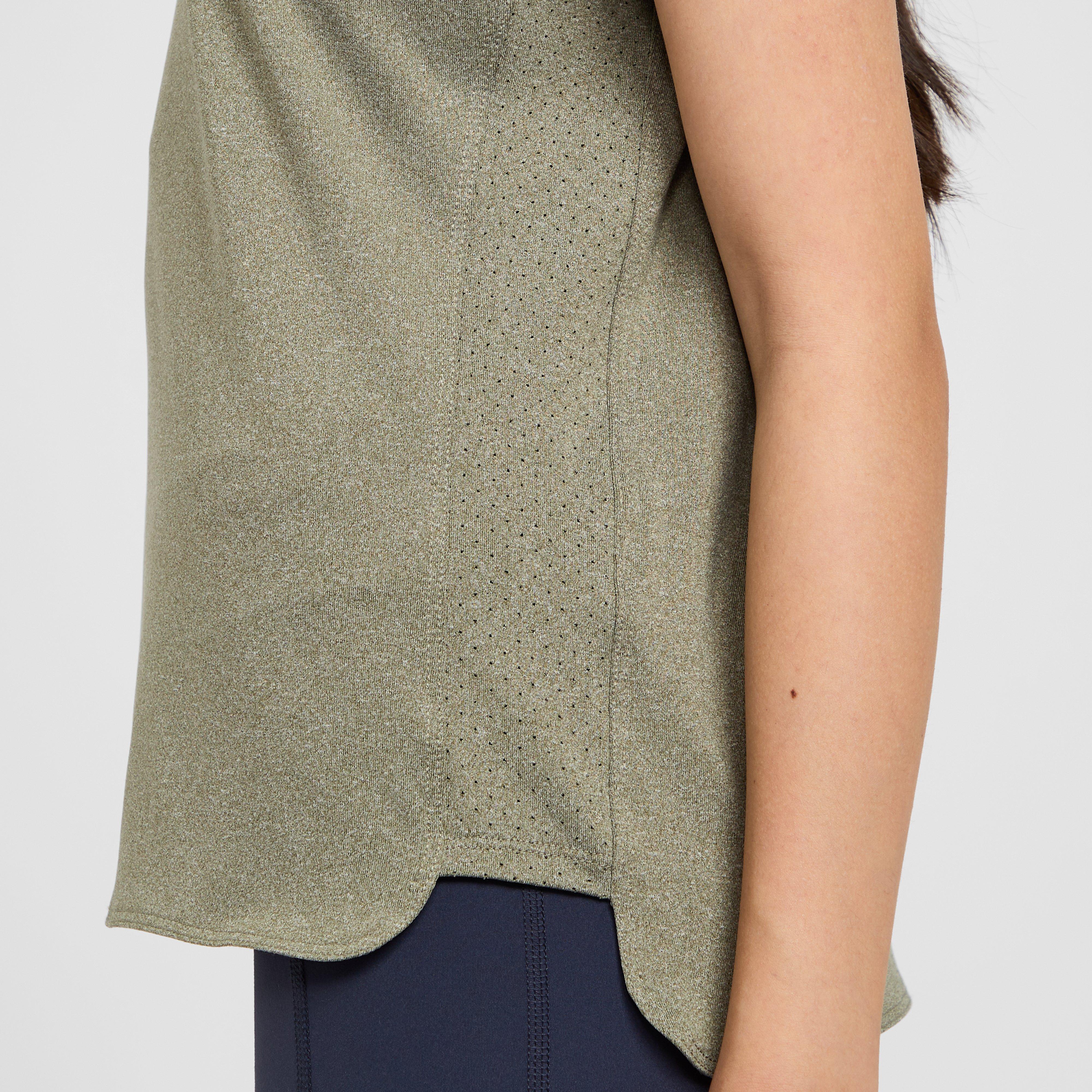 Young Rider Energise Tech T-Shirt Olive - Image 6