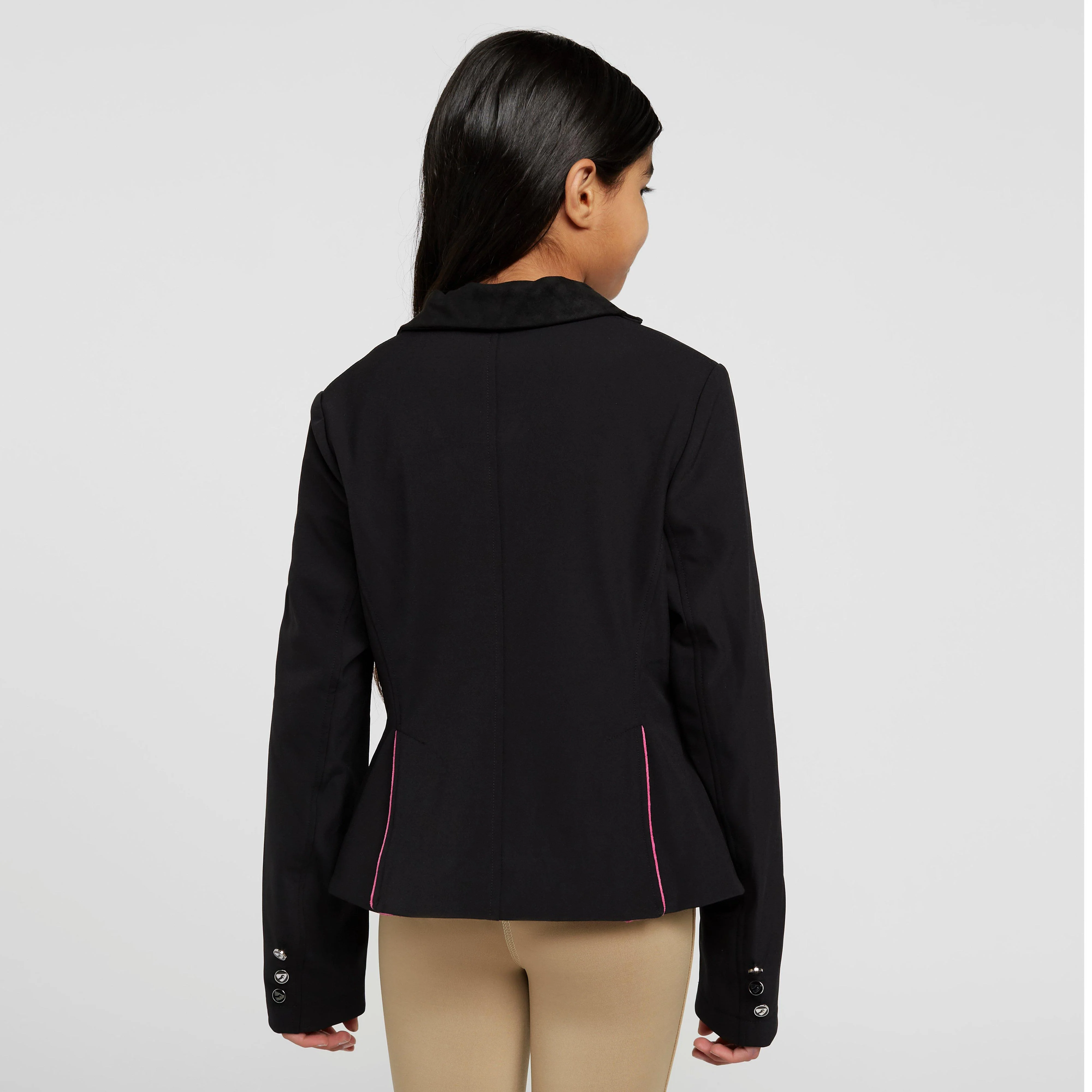 Young Rider Park Royal Show Jacket Black - Image 2
