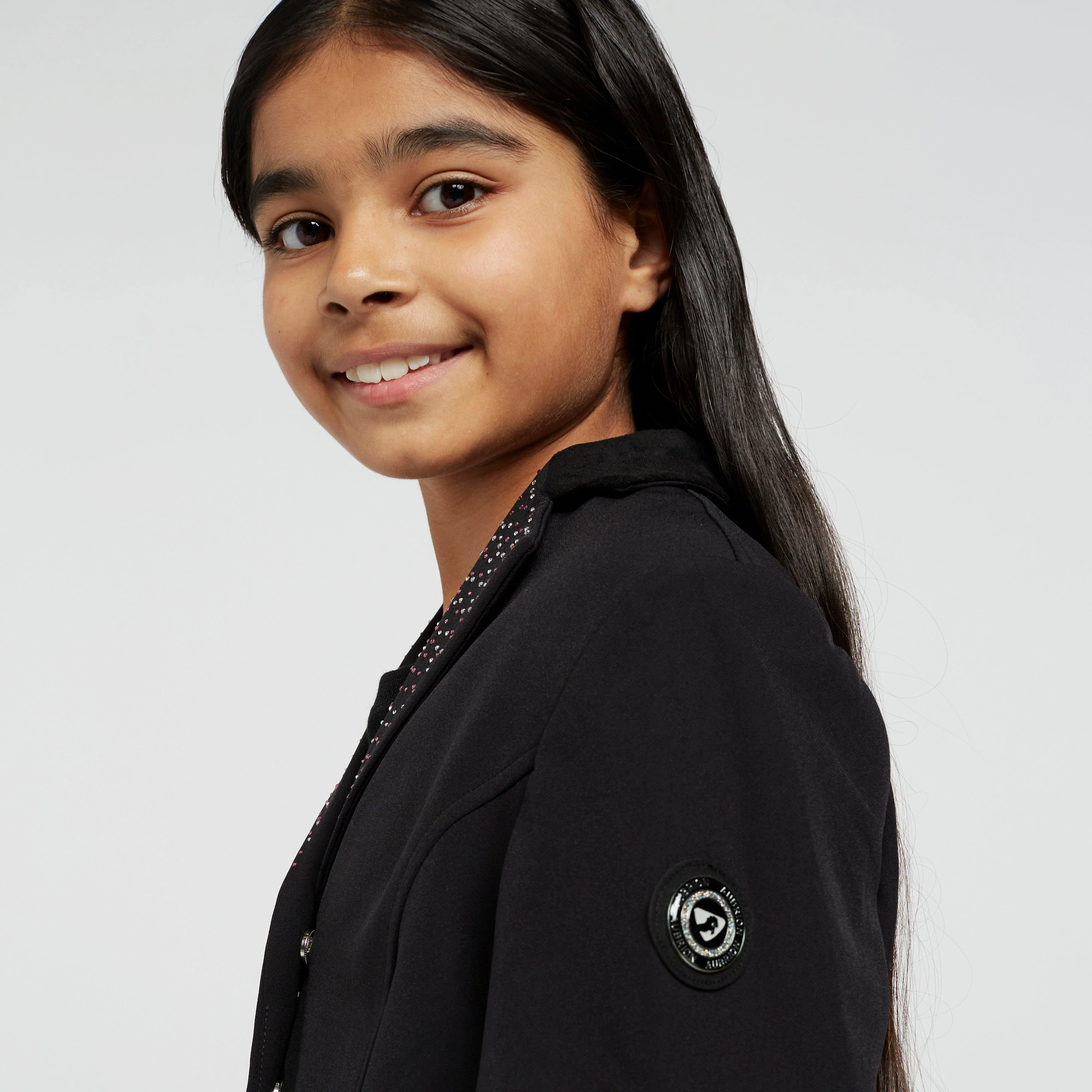 Young Rider Park Royal Show Jacket Black - Image 6