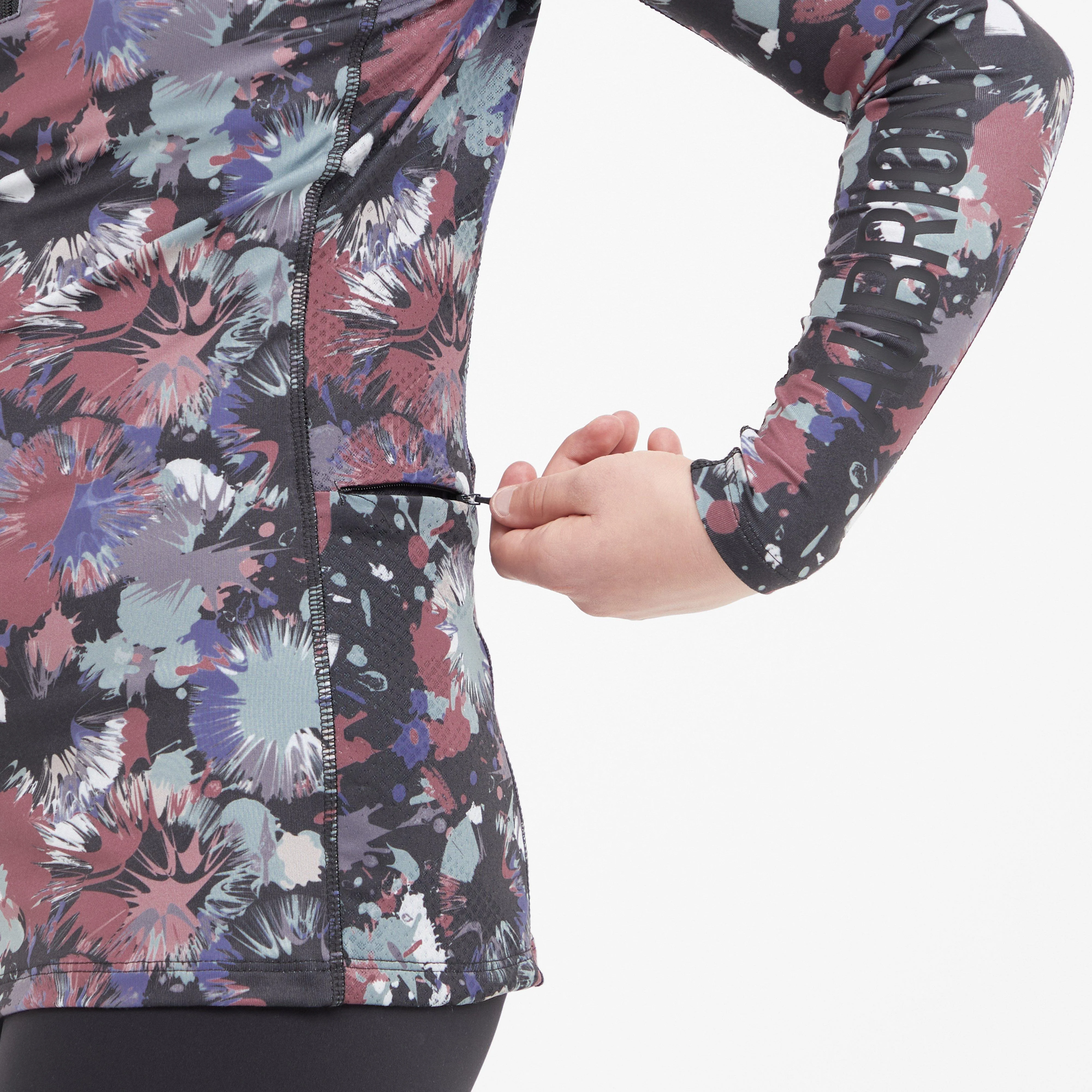 Young Rider React Long Sleeve Base Layer Abstract - Image 5